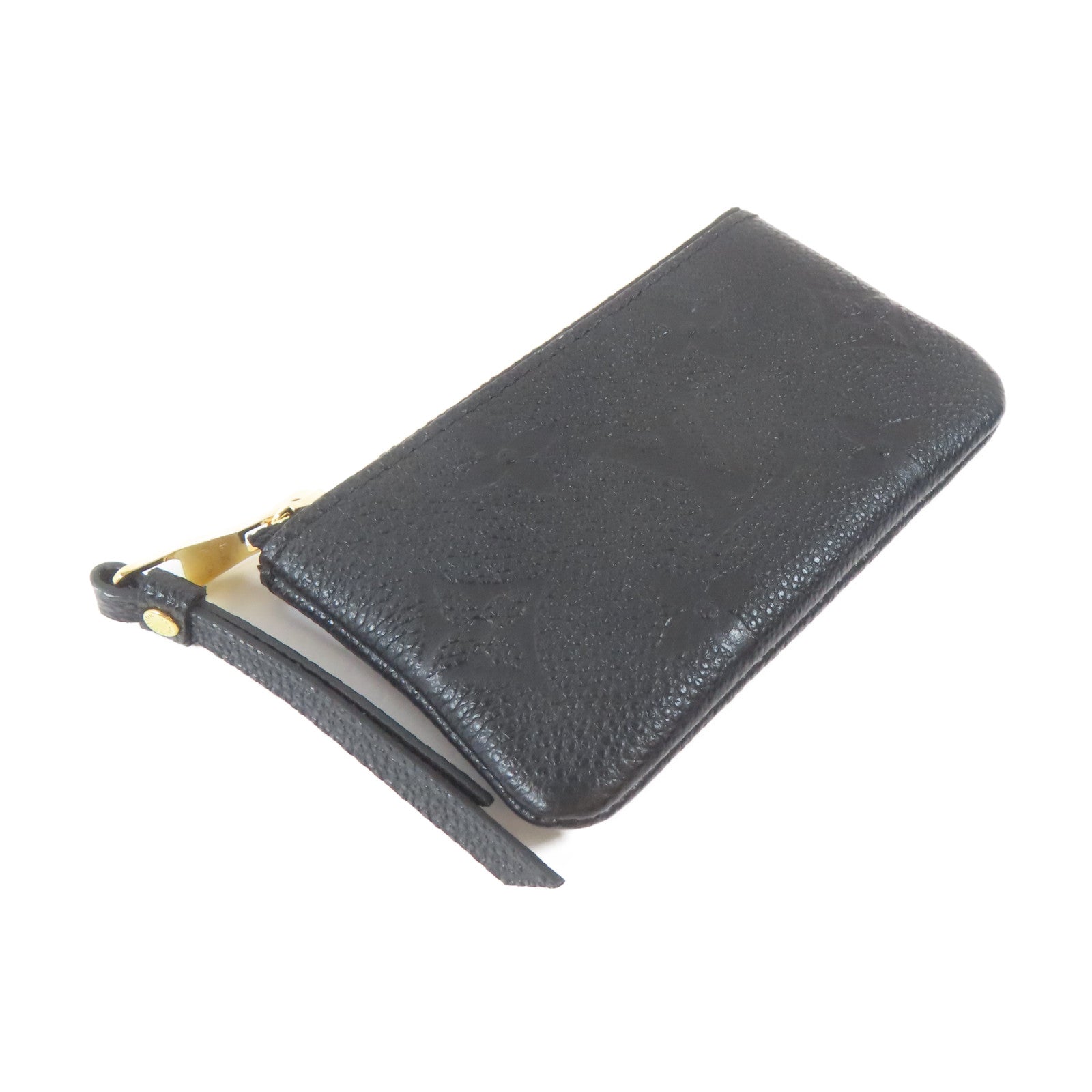 LOUIS VUITTON Monogram Empreinte Coin Case金扣零錢包黑色