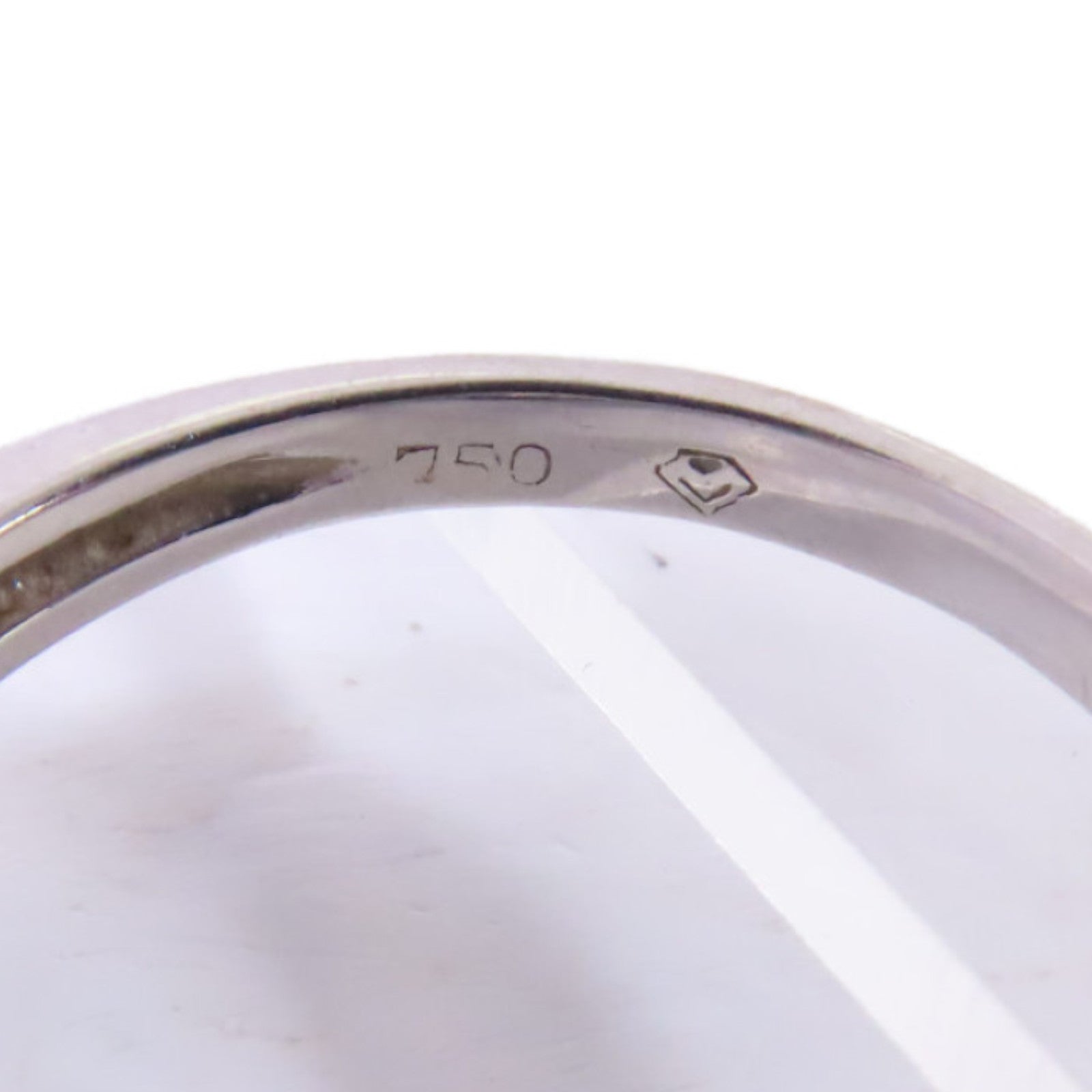 JEWELRY【激減優惠】 18K白金/0.49ct電氣石/鑽石Tourmaline/Diamond Ring戒指US#4.75