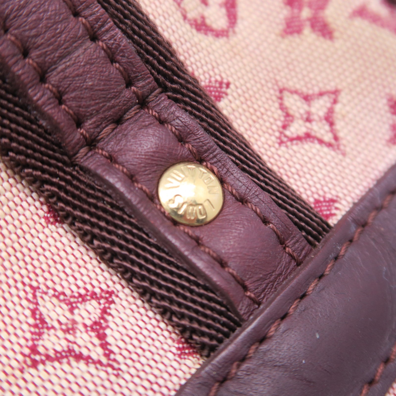 LOUIS VUITTON 【激減優惠】Monogram Mini Josephine PM金扣手挽袋紅色