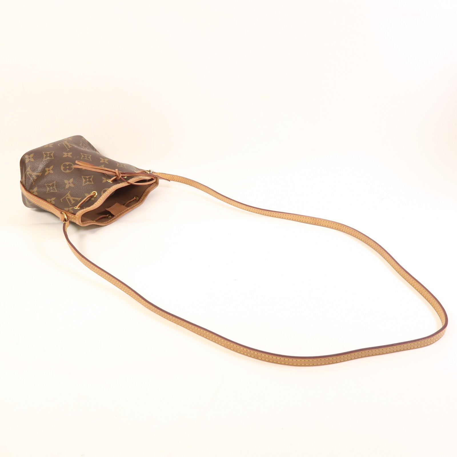 LOUIS VUITTON Monogram Nano Noe金扣肩背袋