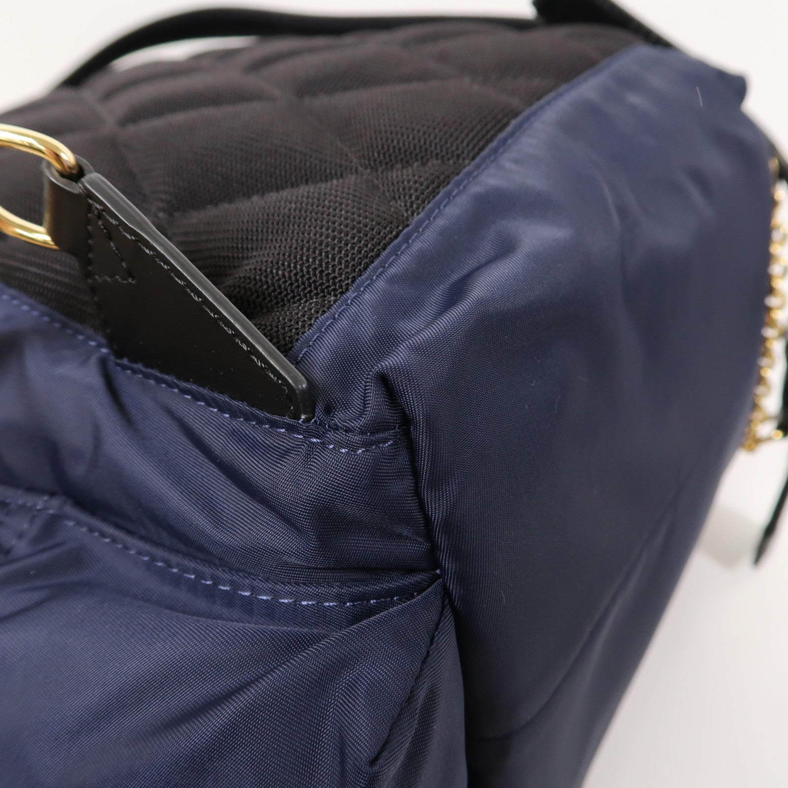 BURBERRY 尼龍Backpack金扣背包藍色