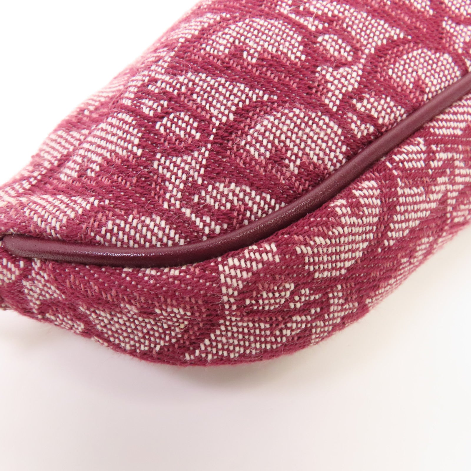 Dior 帆布Shoulder Bag金扣肩背袋紅色
