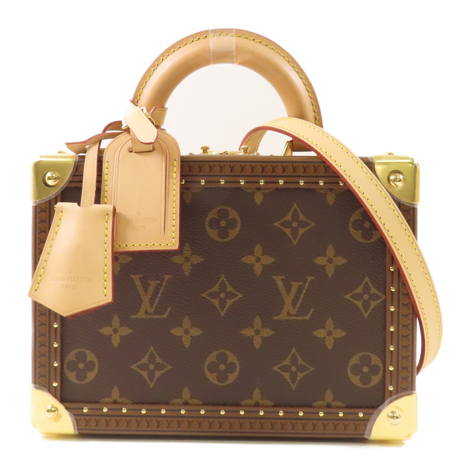 LOUIS VUITTON 【激減優惠】Monogram Petite Valise金扣手挽肩背兩用袋