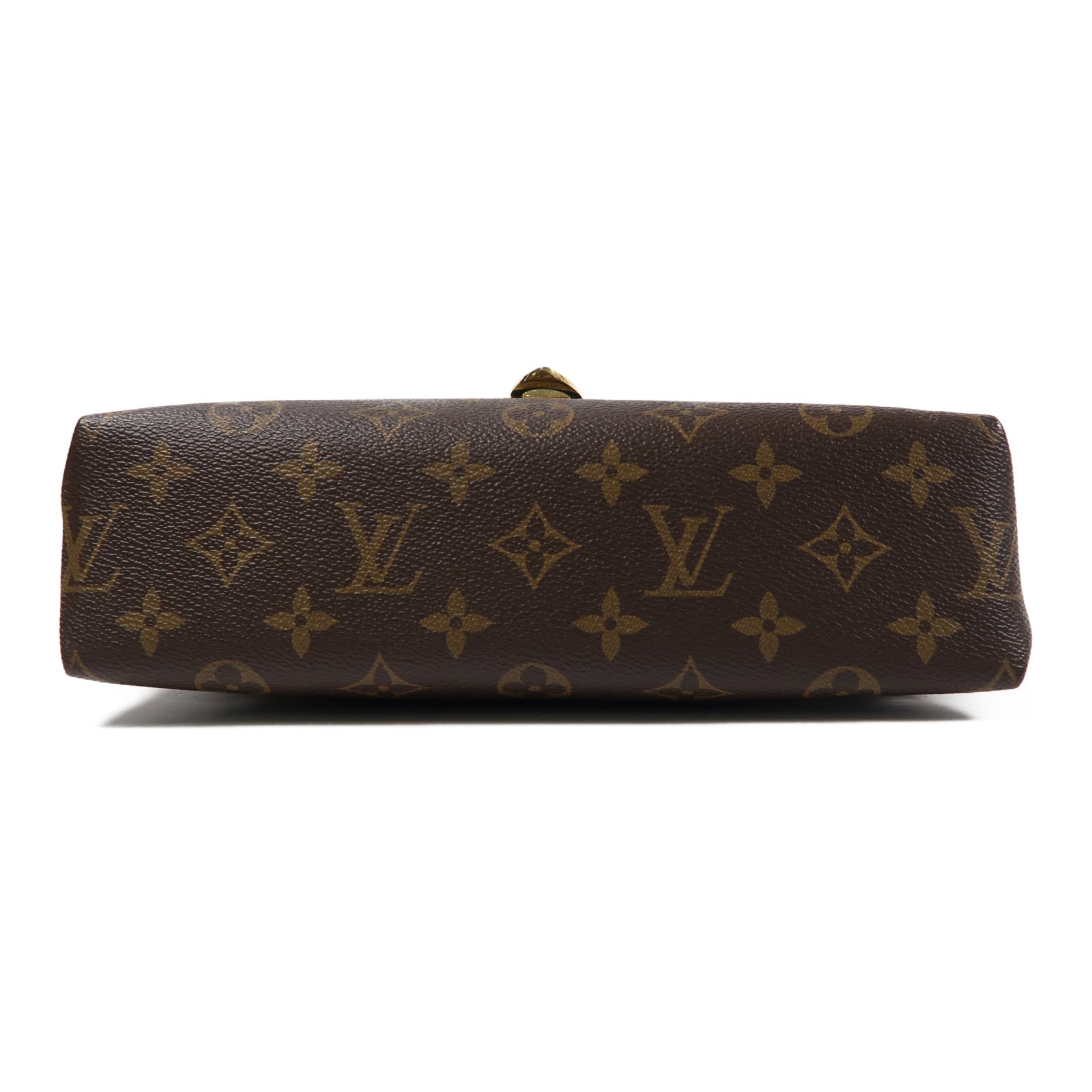 LOUIS VUITTON Monogram Saint Placide金扣鏈帶肩背袋啡色/粉紅色