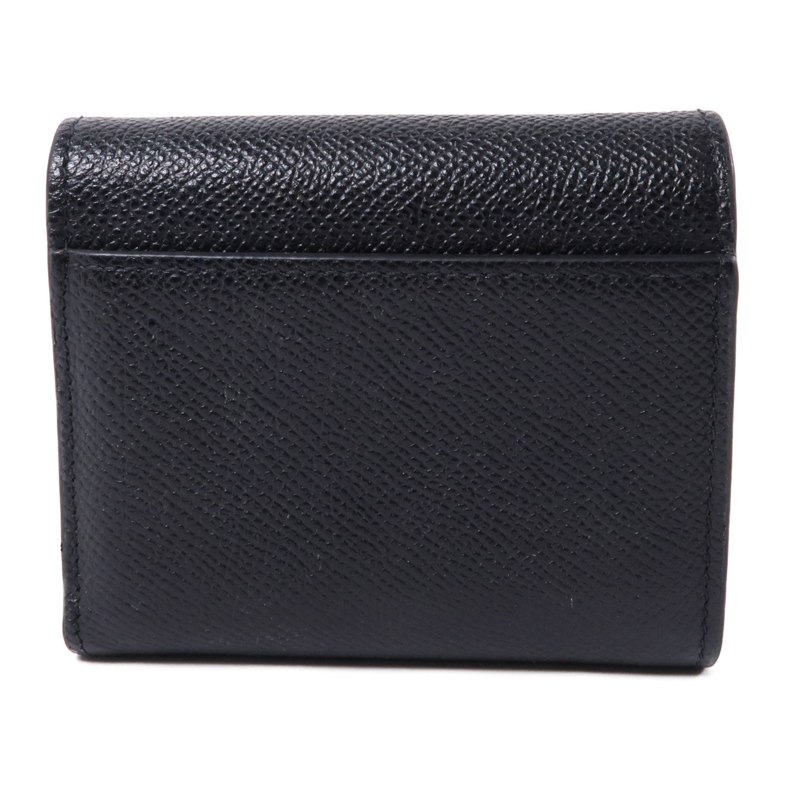 Dior 牛皮皮革Wallet金扣錢包黑色