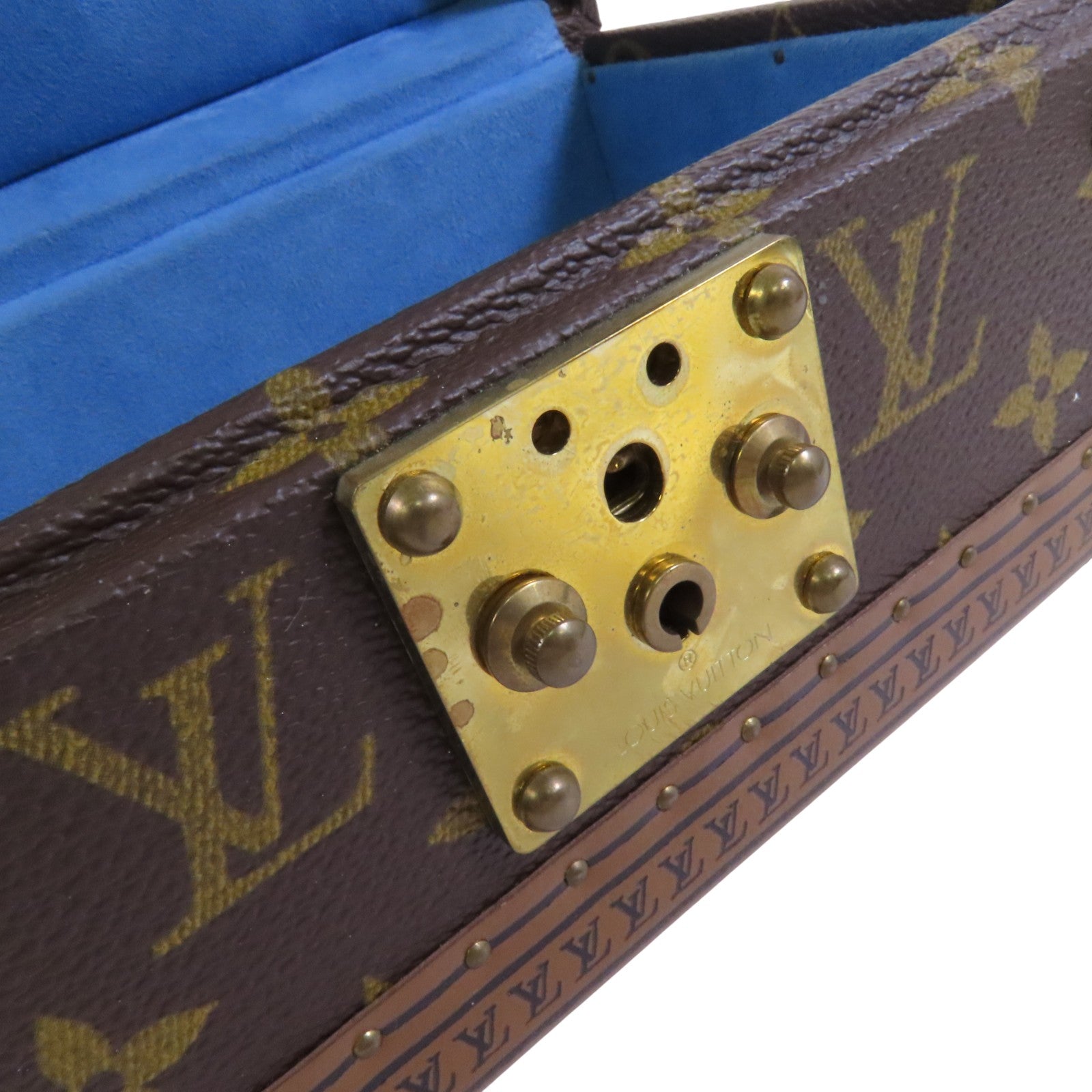 LOUIS VUITTON Monogram Coffret Tresor Box20金扣經典手提箱