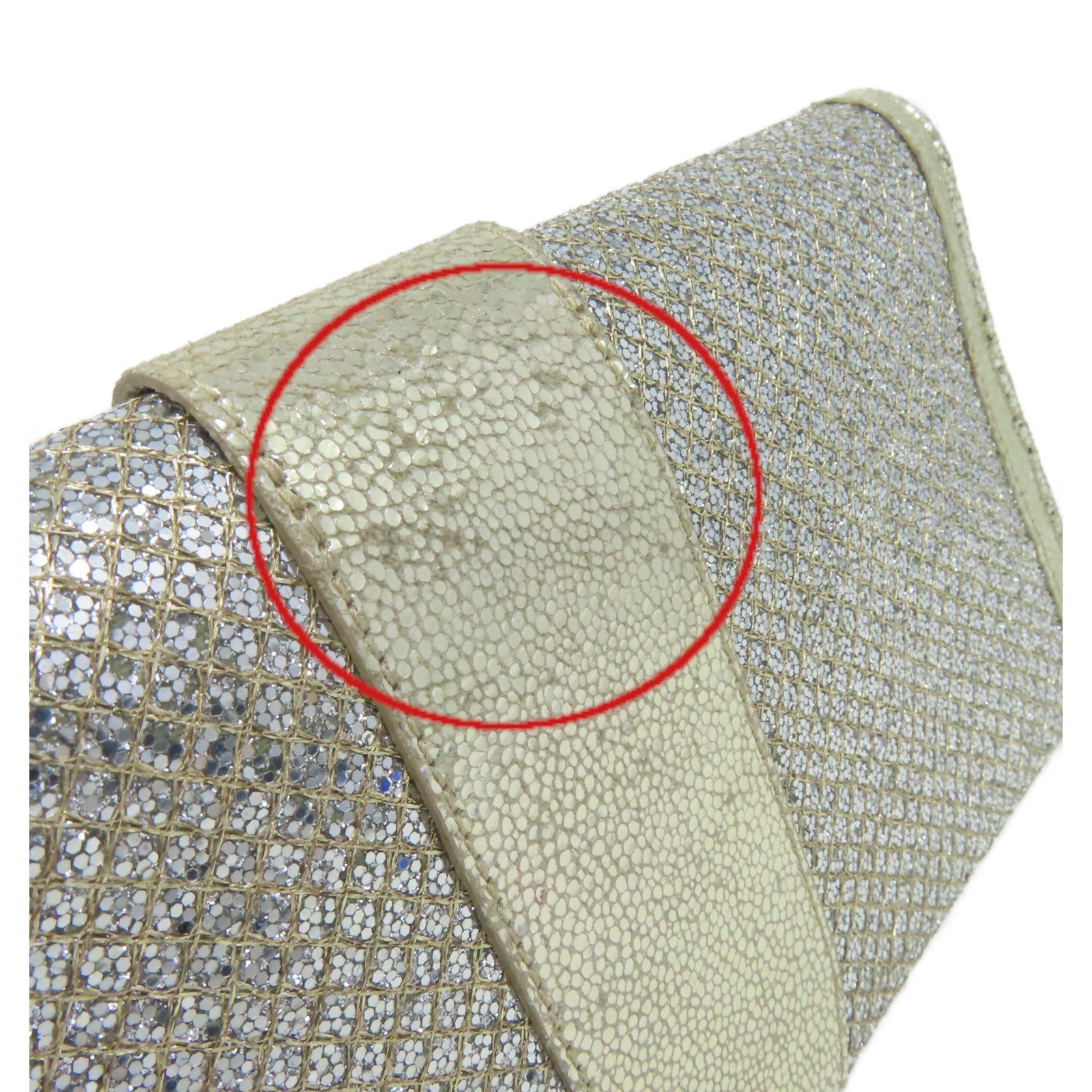 JIMMY CHOO 【激減優惠】金蔥粉Glitter Clutch手拿包金色