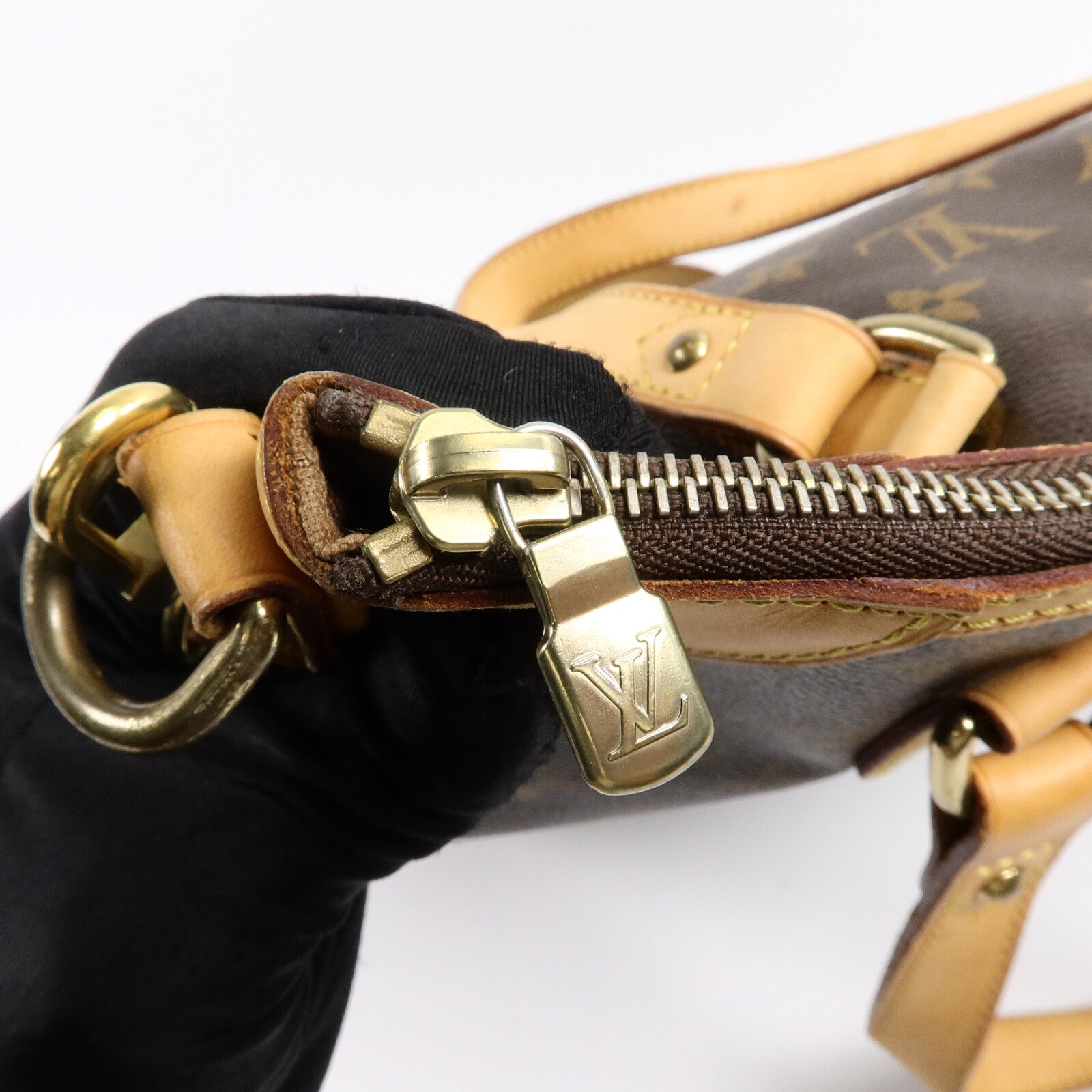 LOUIS VUITTON Monogram Odeon GM金扣手挽肩背兩用袋