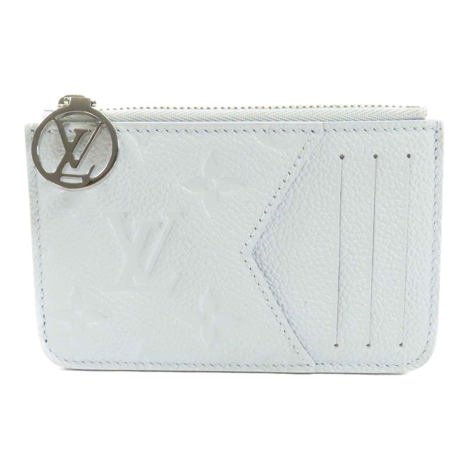 LOUIS VUITTON Monogram Empreinte Romy Card Holder銀扣卡片套