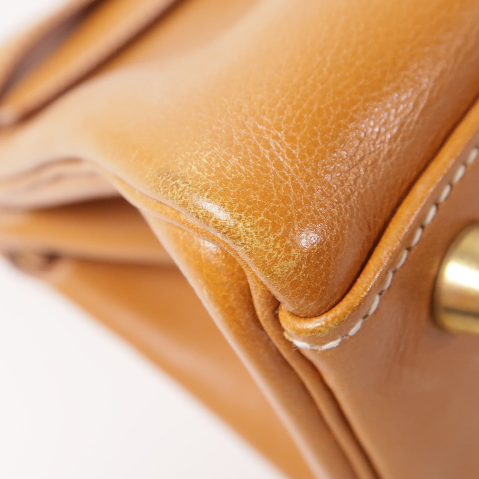 HERMES【激減優惠】 Gulliver皮革Kelly Mini金扣手挽肩背兩用袋