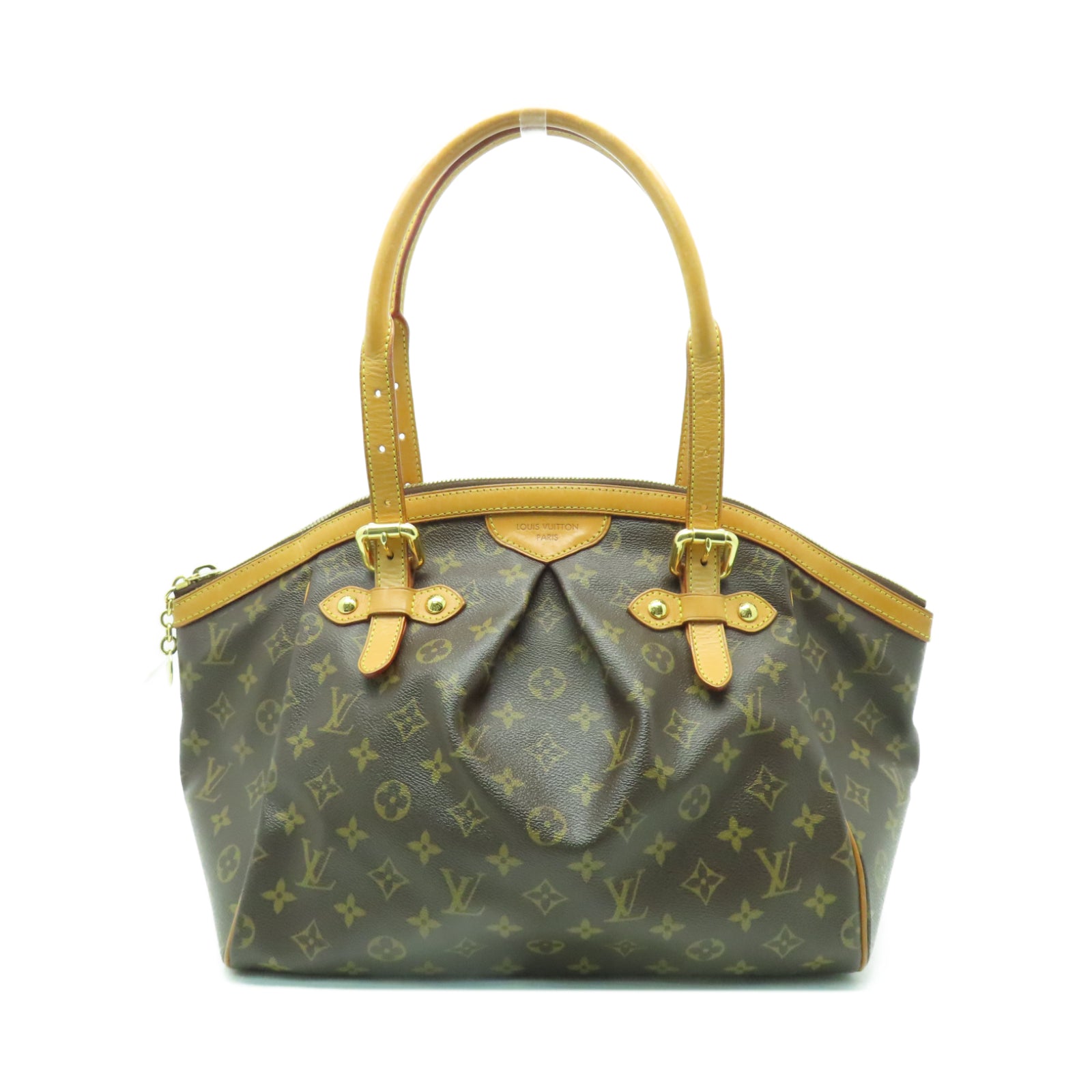 LOUIS VUITTON 【激減優惠】Monogram Tivoli GM金扣手挽袋啡色