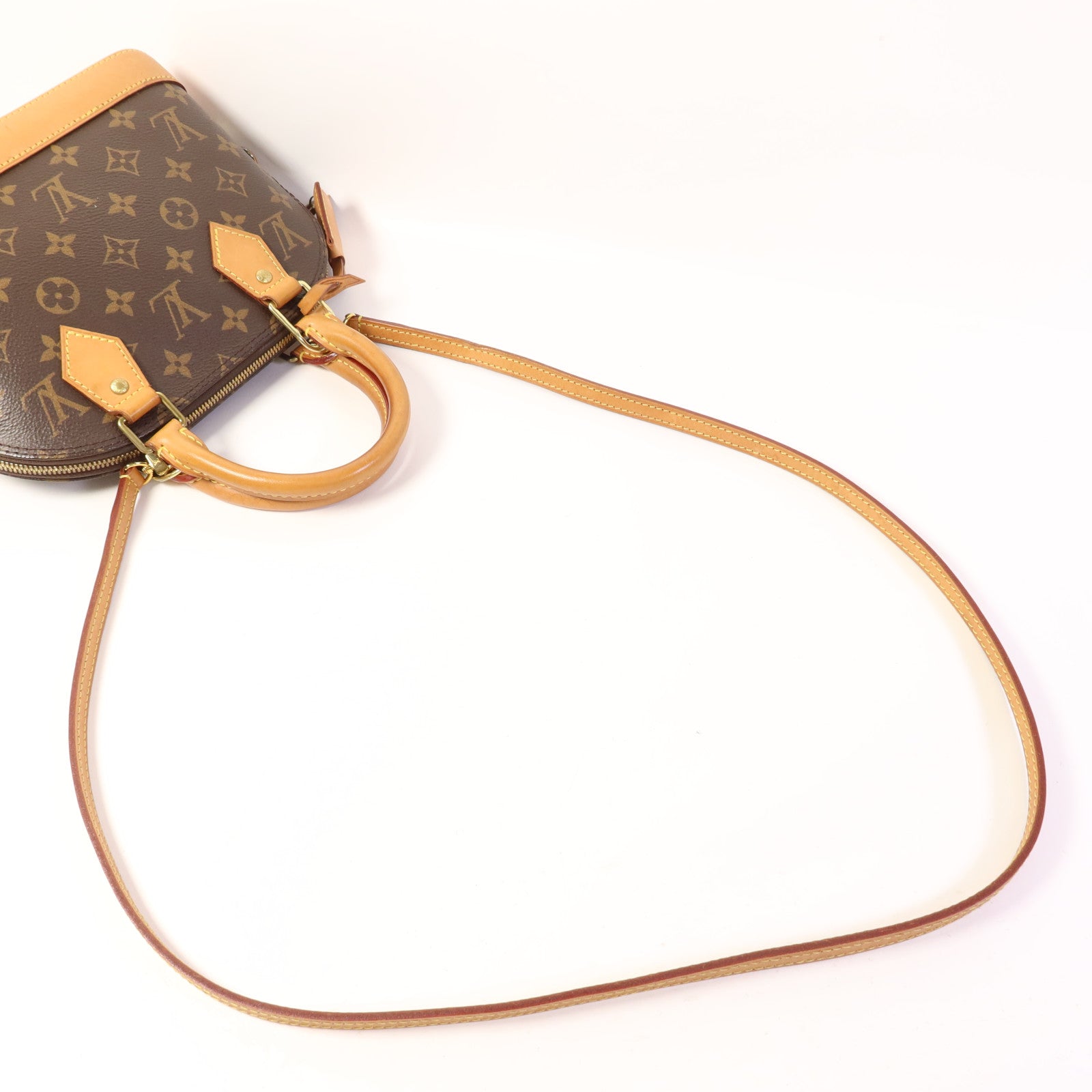LOUIS VUITTON Monogram Alma BB金扣手挽肩背兩用袋