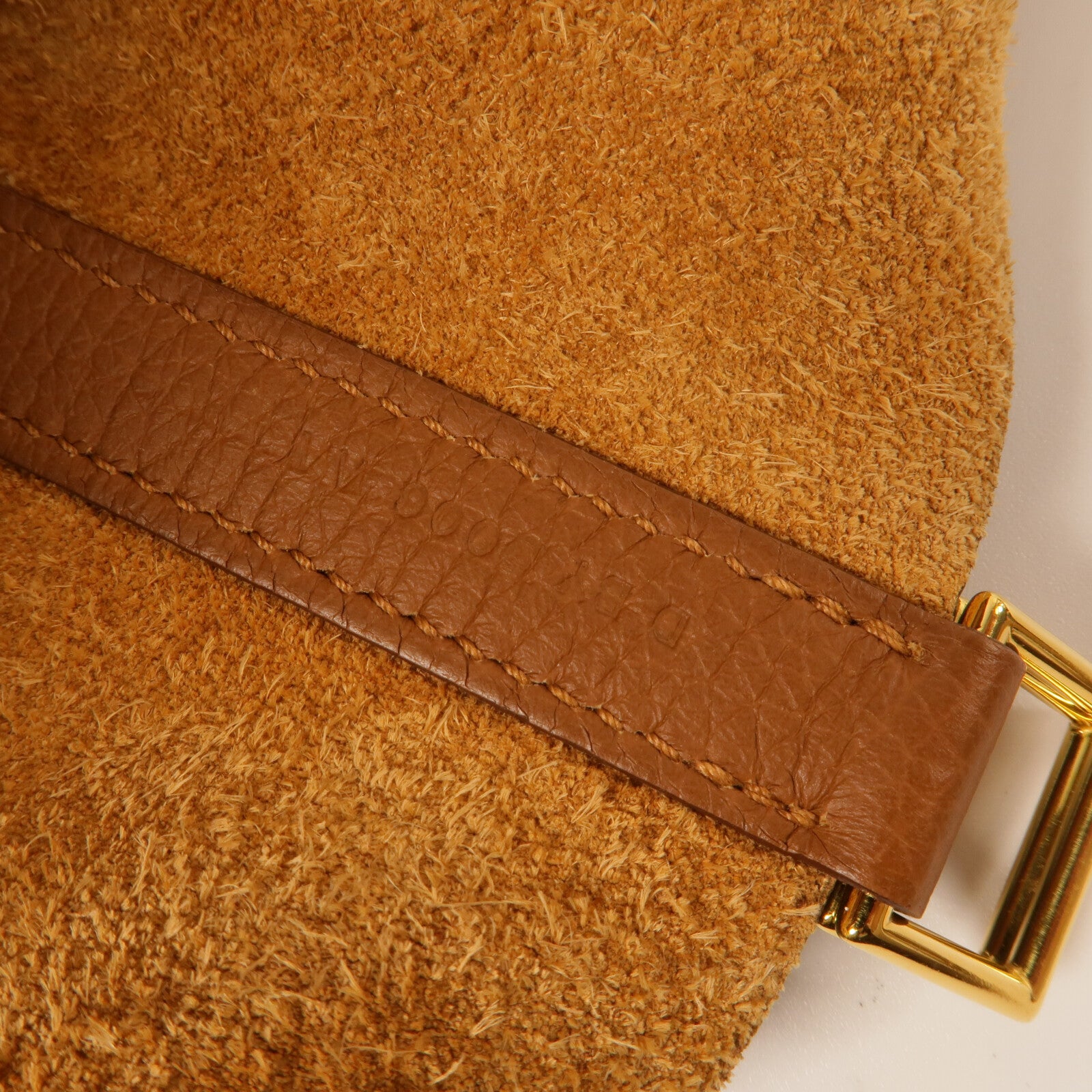 HERMES 鱷魚皮革/Clemence皮革Picotin Touch MM手挽袋Gold