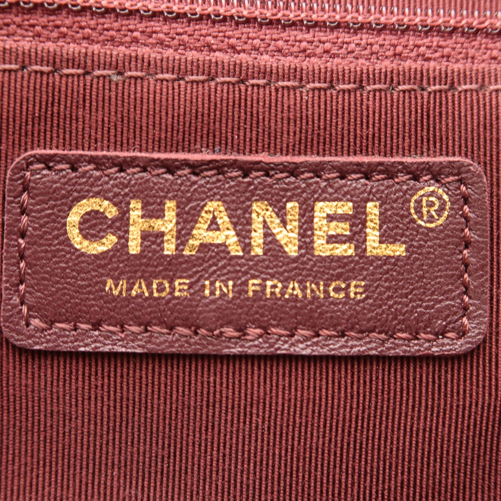 CHANEL 牛皮皮革2 Way Shoulder金扣手挽肩背兩用袋