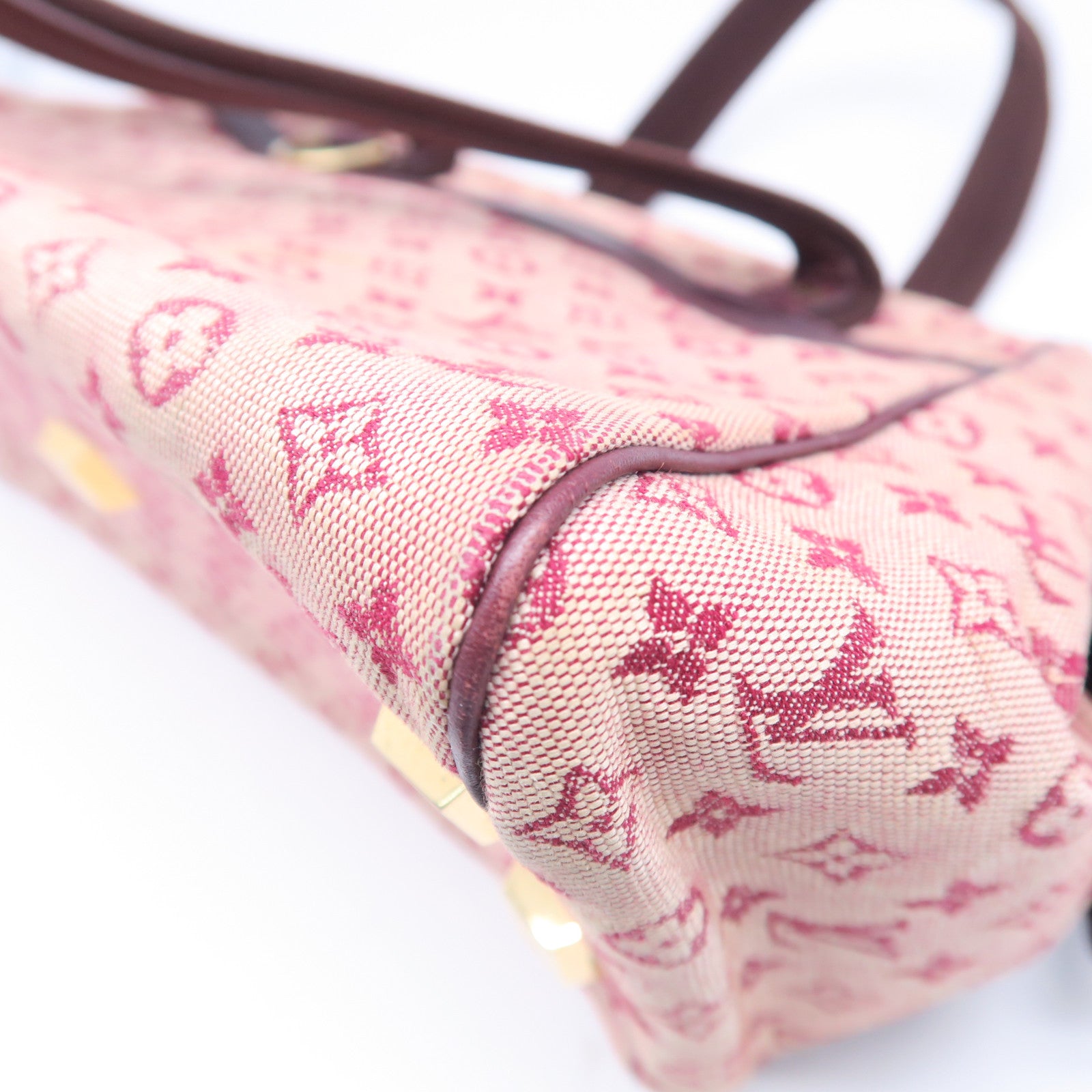 LOUIS VUITTON 【激減優惠】Monogram Mini Josephine PM金扣手挽袋紅色