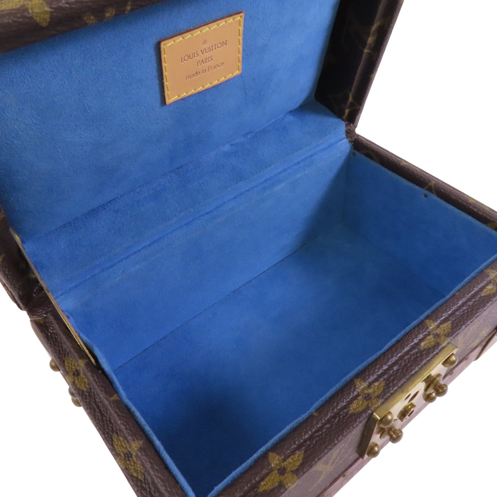 LOUIS VUITTON Monogram Coffret Tresor Box20金扣經典手提箱