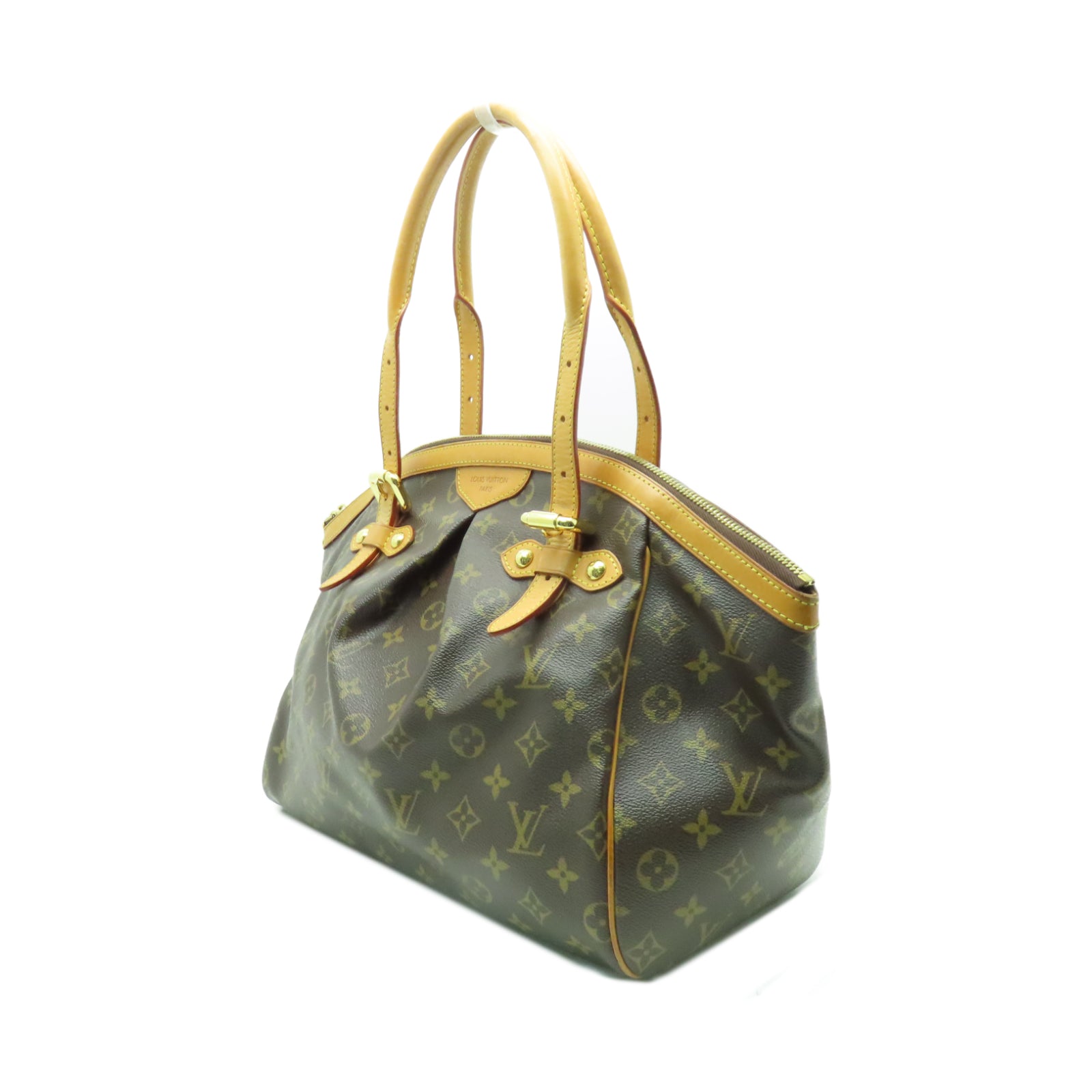 LOUIS VUITTON 【激減優惠】Monogram Tivoli GM金扣手挽袋啡色