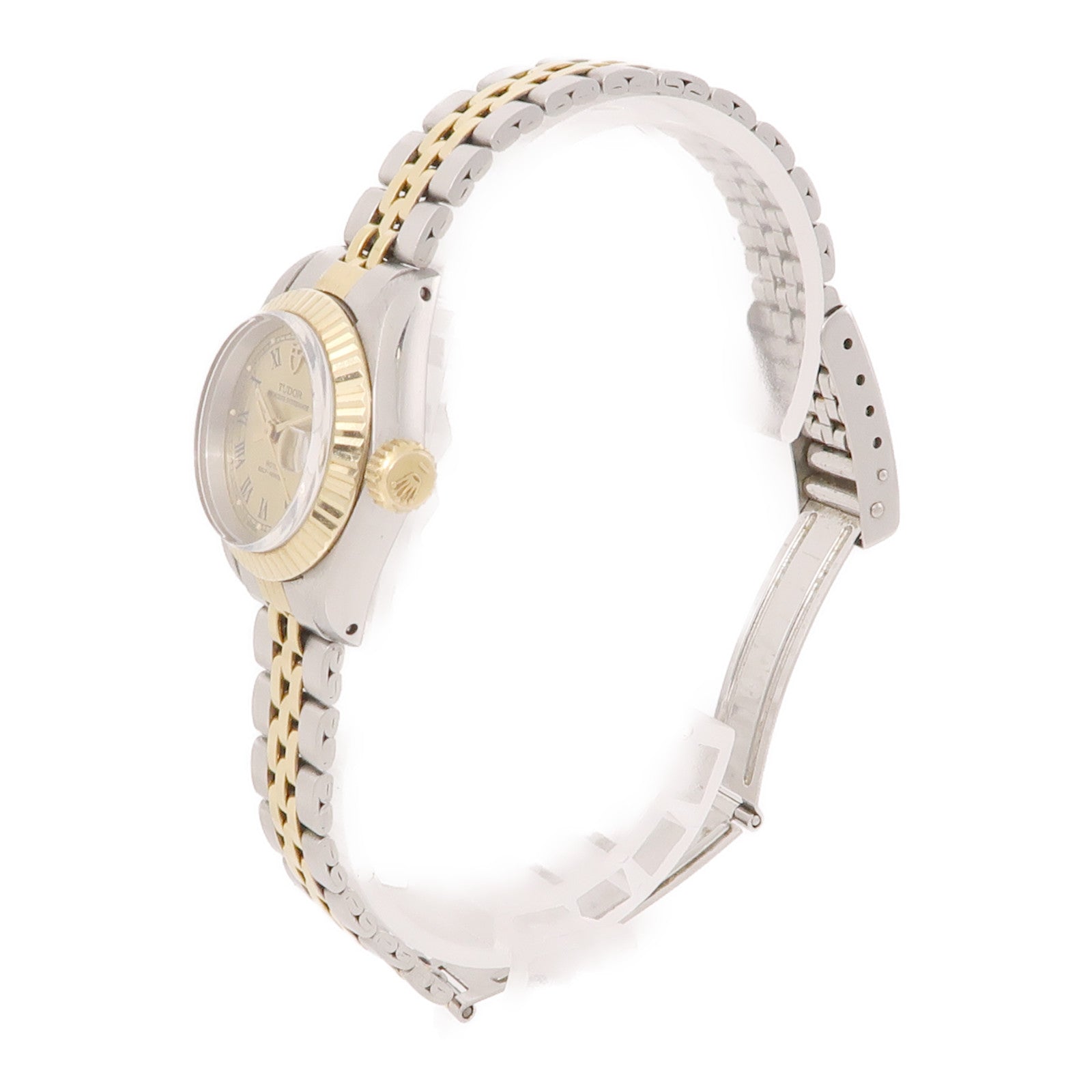 TUDOR Princess Oysterdate 18K黃金手錶自動機芯
