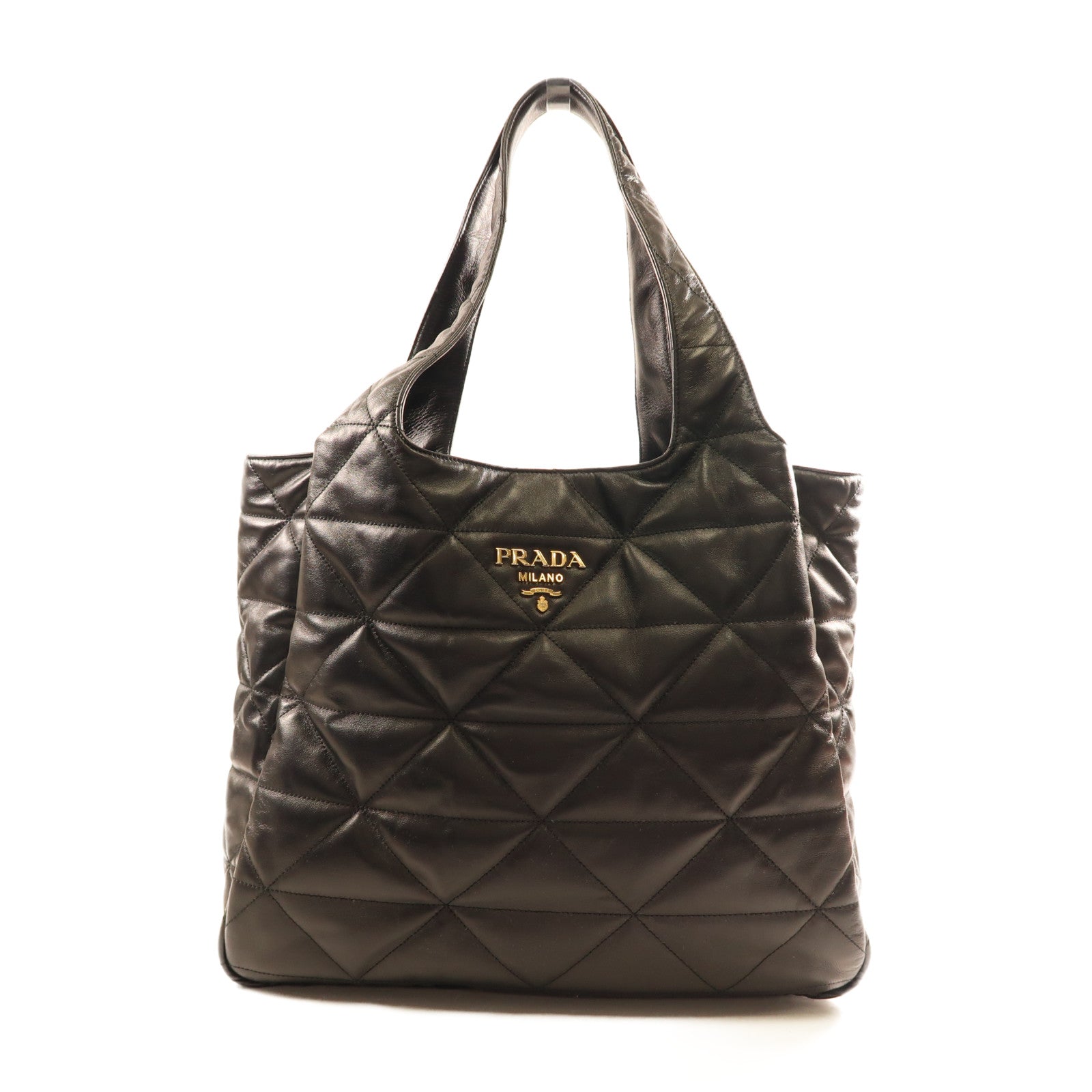 PRADA 皮革Tote Bag肩背袋