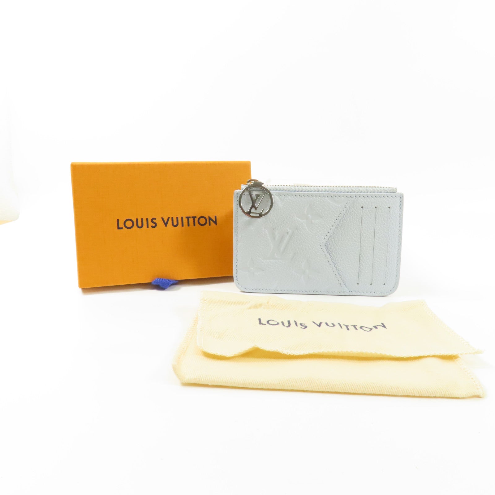 LOUIS VUITTON Monogram Empreinte Romy Card Holder銀扣卡片套