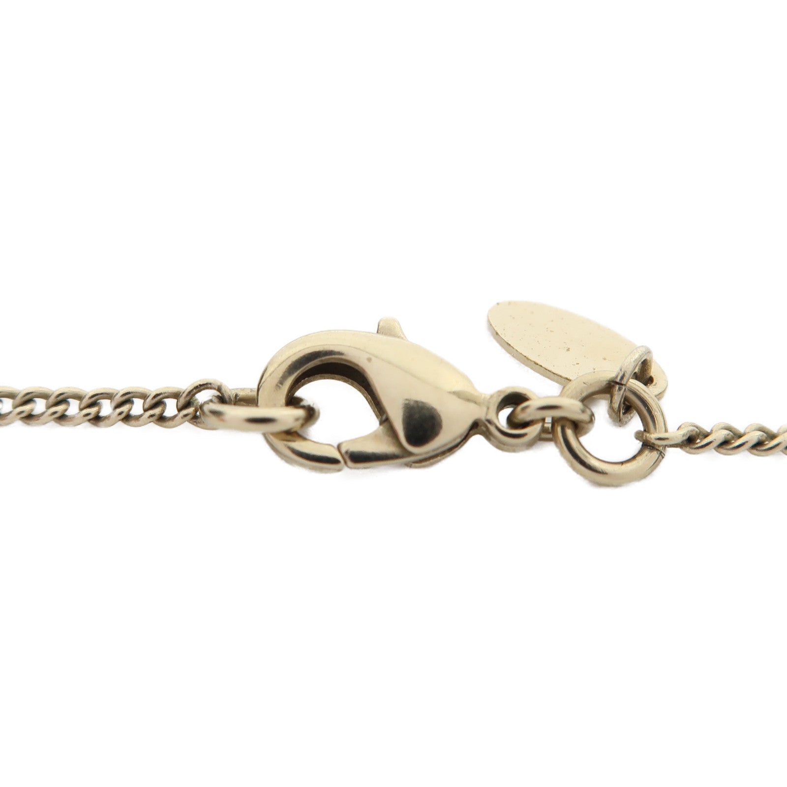CHANEL 金屬Coco Mark Necklace項鍊黑色/金色