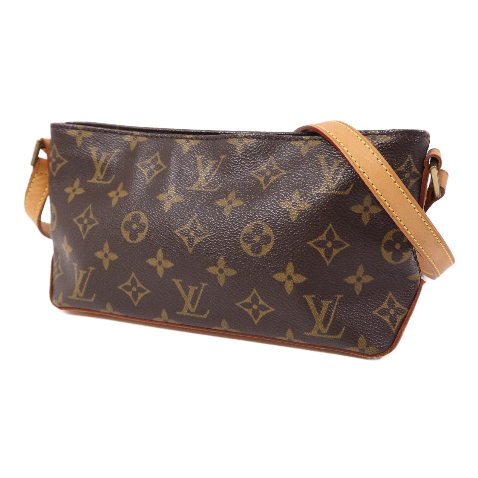 LOUIS VUITTON Monogram Trotteur金扣肩背袋