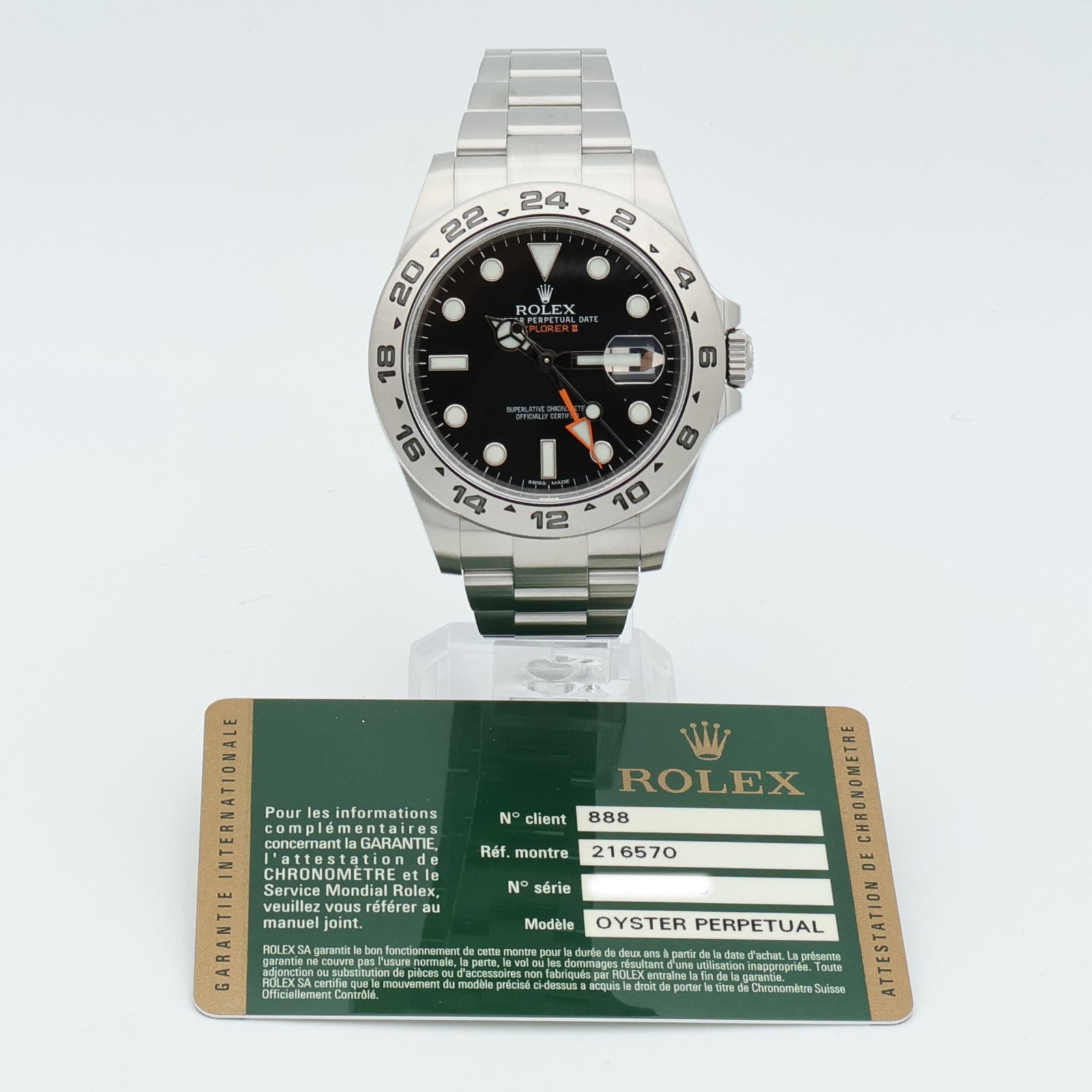 ROLEX Explorer II 216570