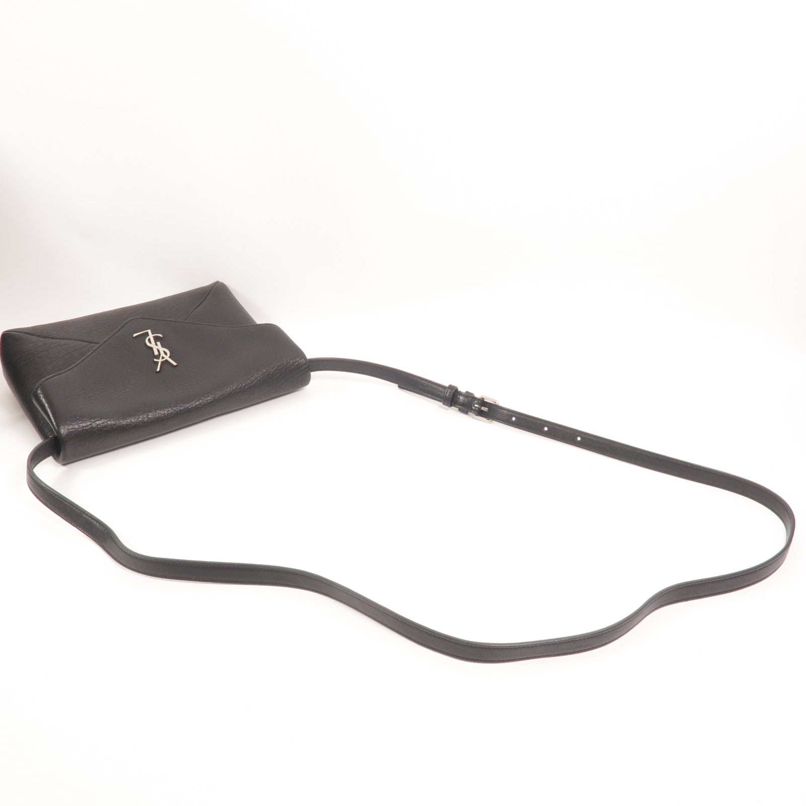 SAINT LAURENT 羊皮皮革Cassandra Envelope Messenger肩背袋