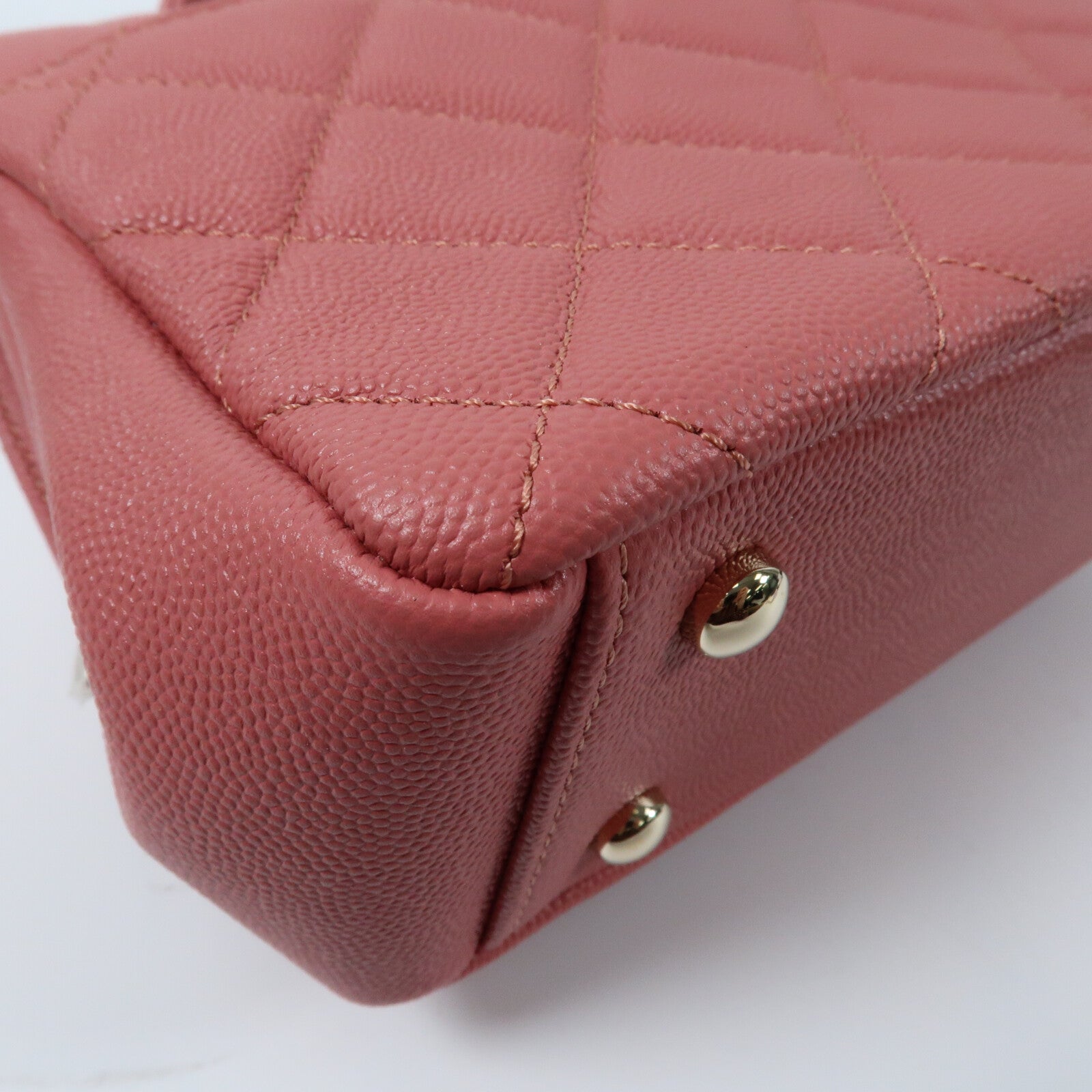 CHANEL 牛皮皮革Affinity Business Bag金扣鏈帶手挽肩背兩用袋
