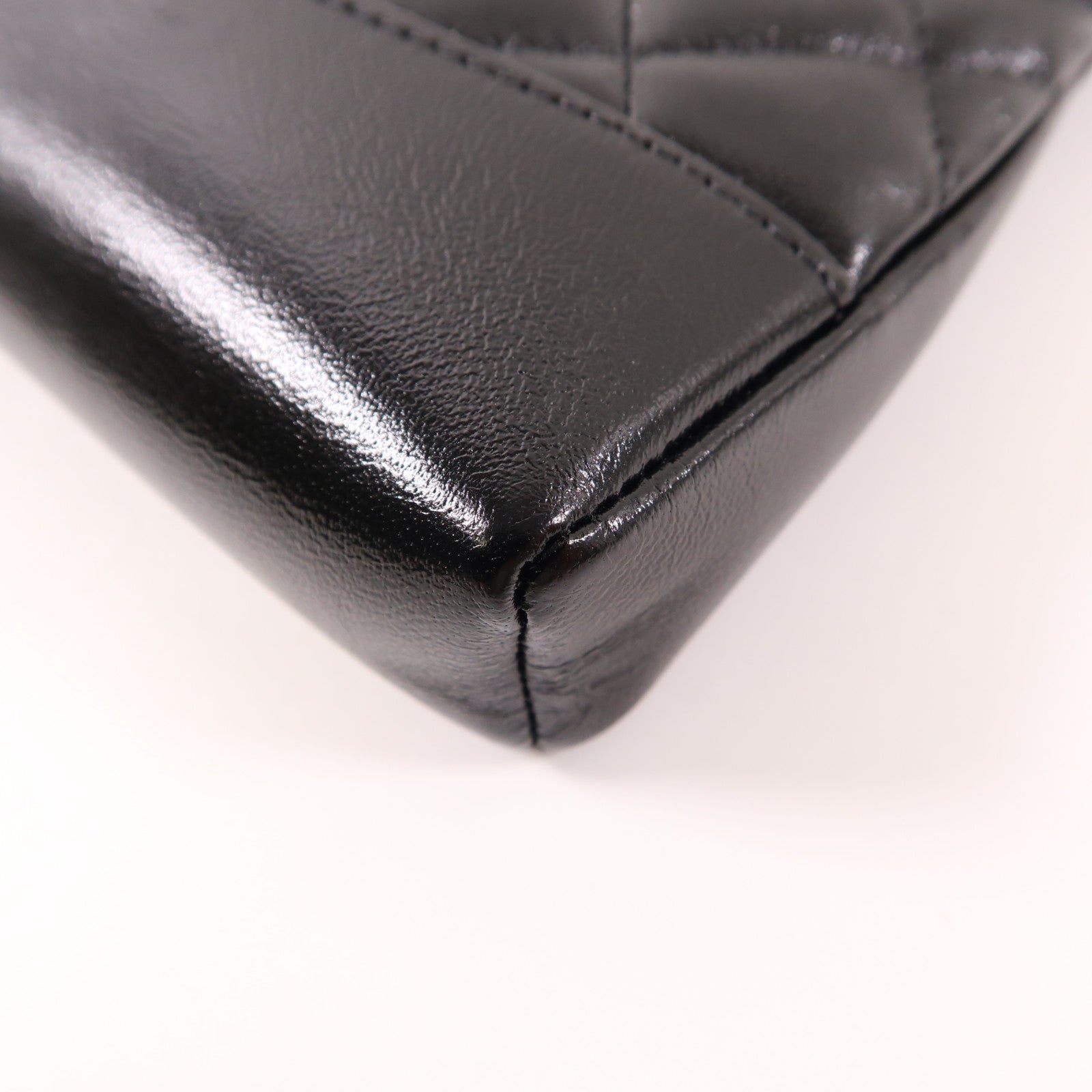 CHANEL 牛皮皮革Nano 31手挽肩背兩用袋黑色