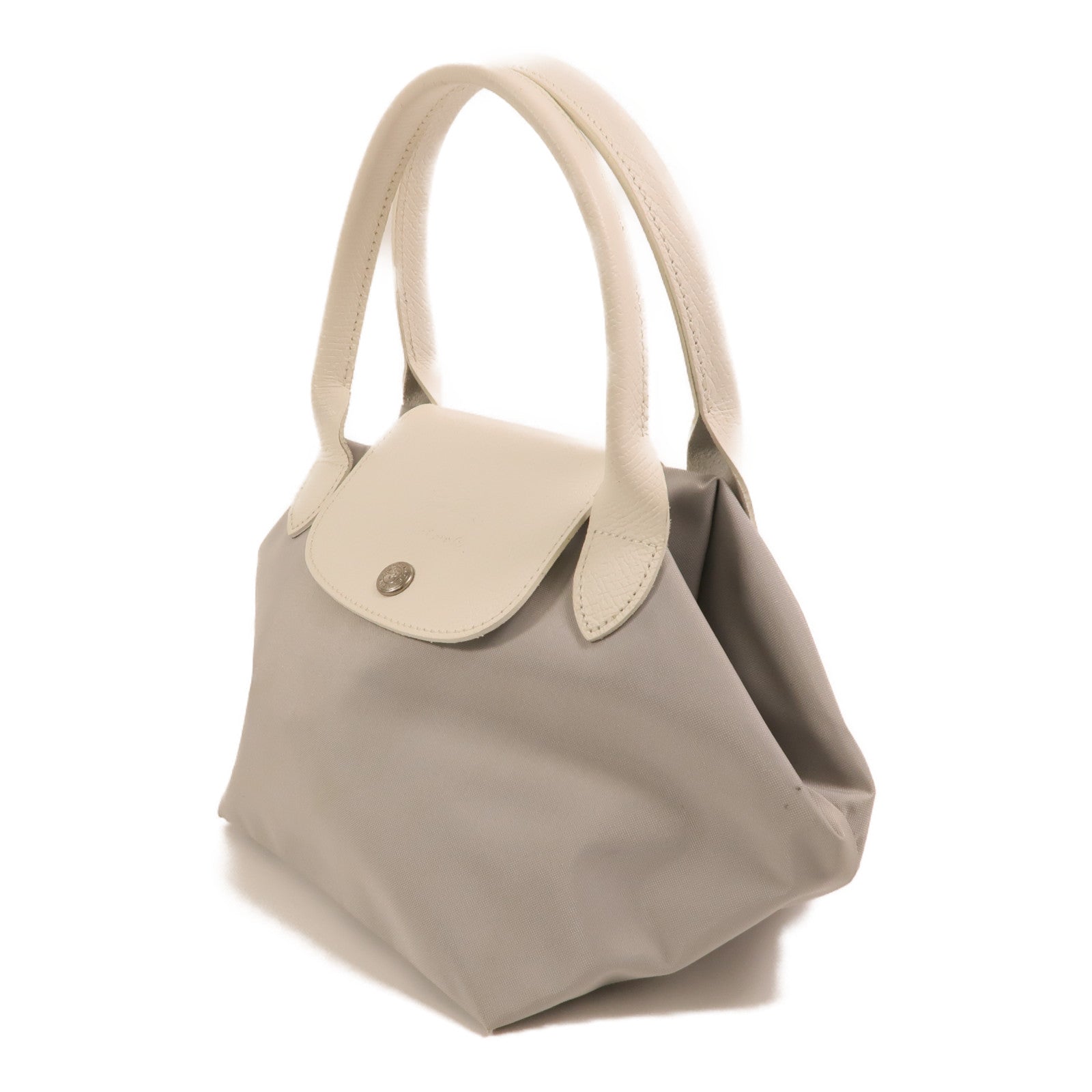 Longchamp 尼龍Le Pliage Nendo銀扣手挽袋