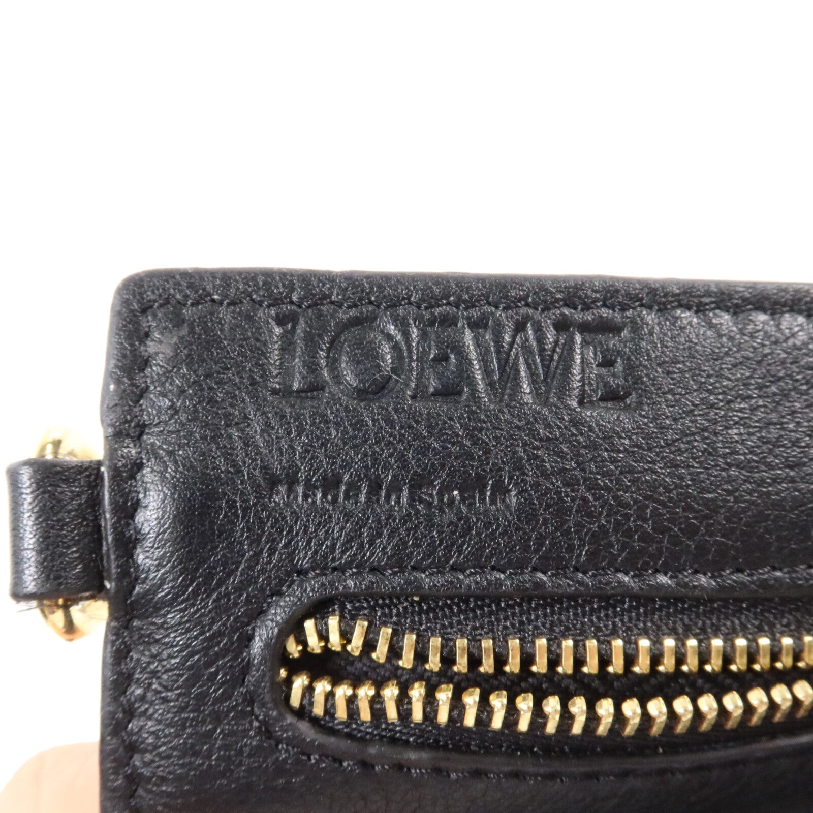 LOEWE 牛皮皮革Hammock Medium手挽肩背兩用袋