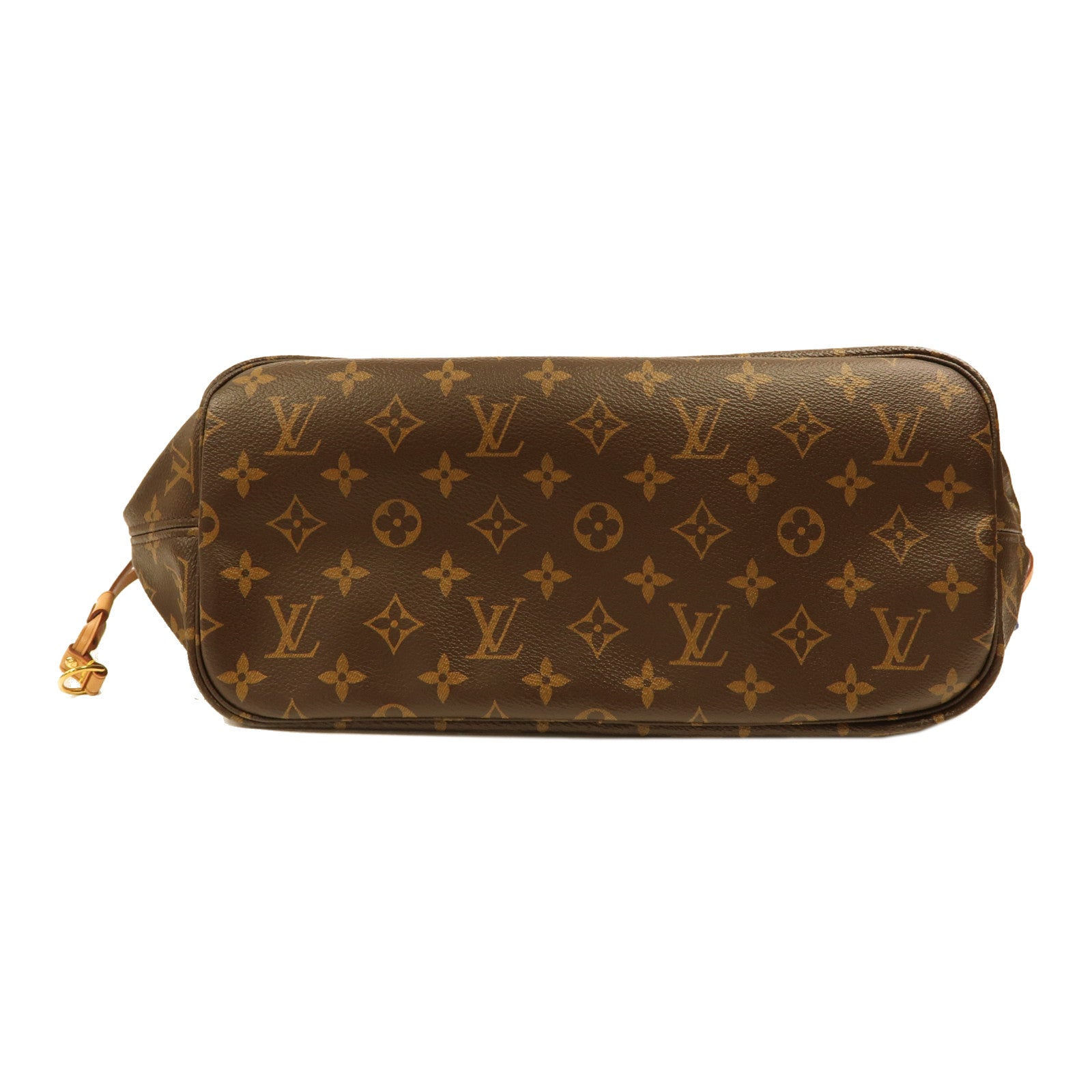 LOUIS VUITTON Monogram Neverfull MM Patches金扣肩背袋啡色