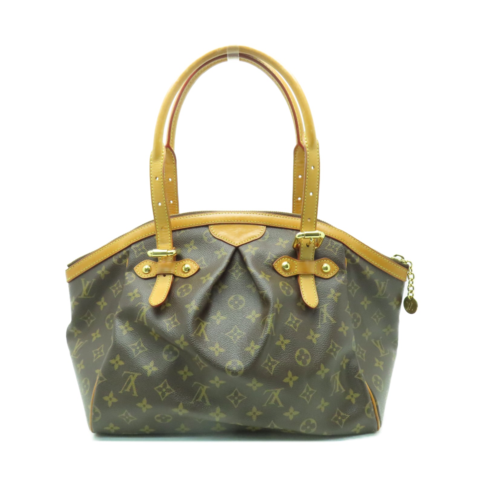 LOUIS VUITTON 【激減優惠】Monogram Tivoli GM金扣手挽袋啡色