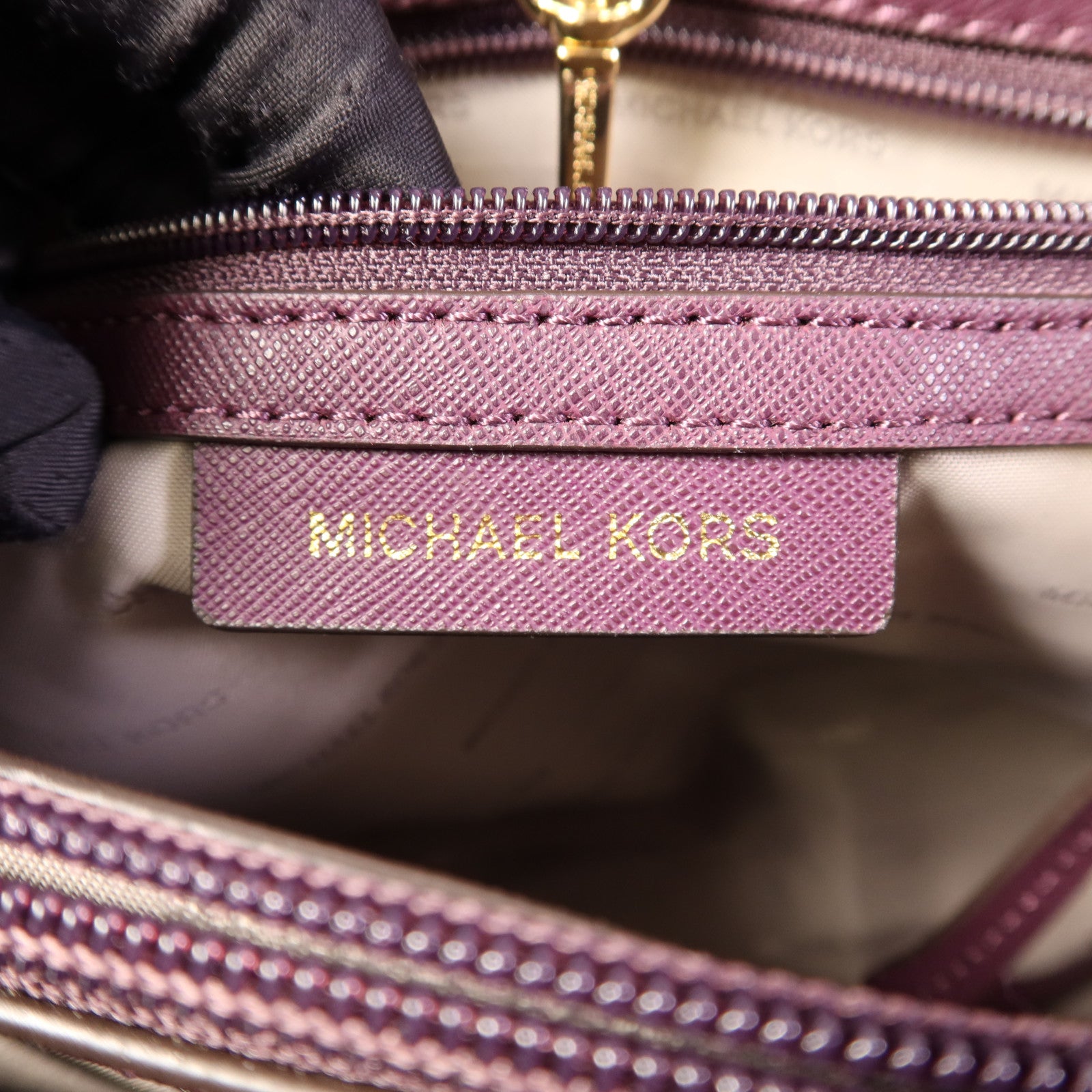 Michael Kors 塗層帆布2 Way Shoulder金扣手挽肩背兩用袋