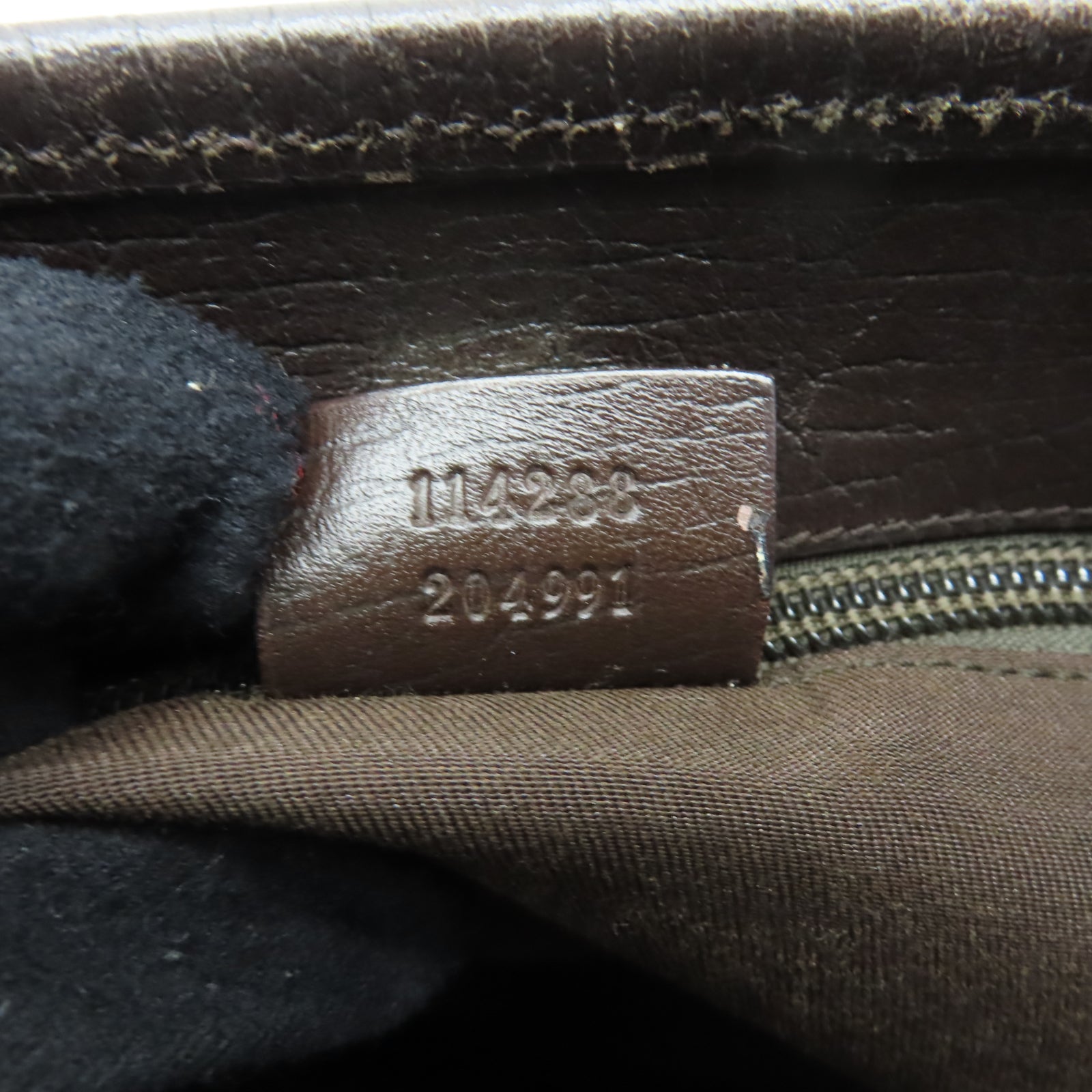 GUCCI 【激減優惠】塗層帆布Tote Bag銀扣肩背袋啡色