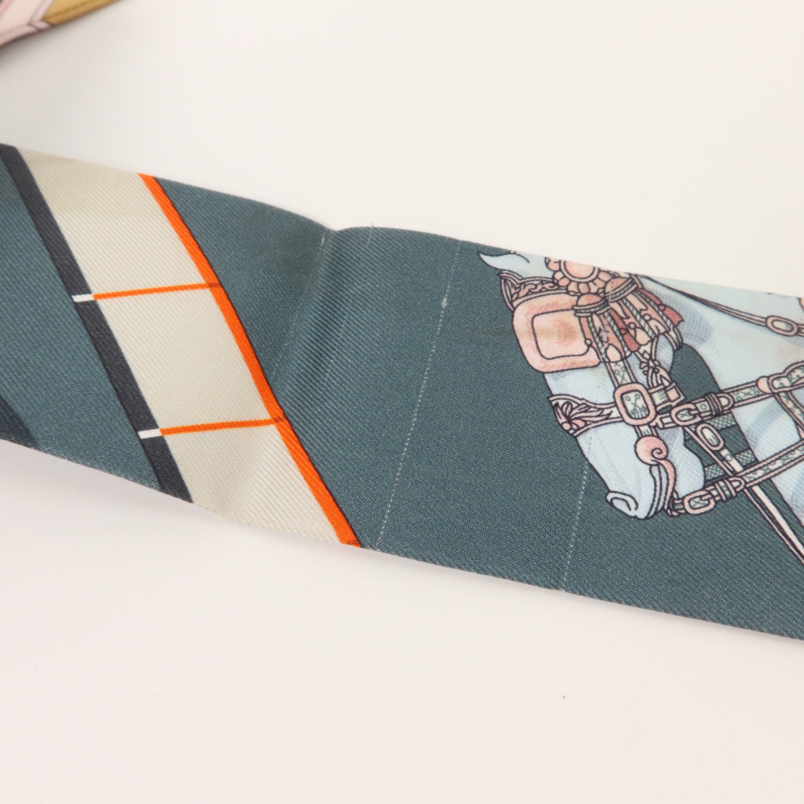 HERMES 絲質Twilly絲巾
