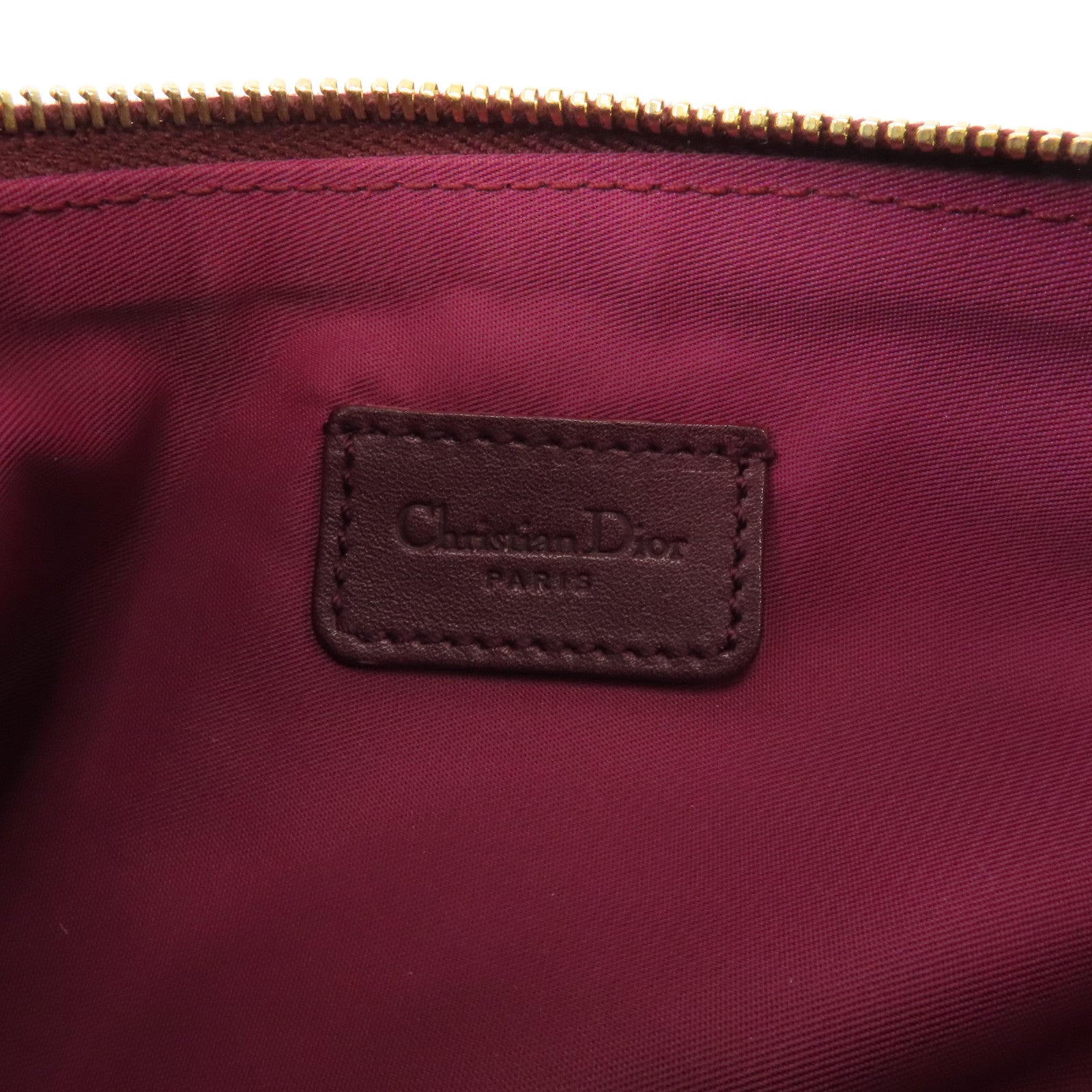 Dior 帆布Shoulder Bag金扣肩背袋紅色