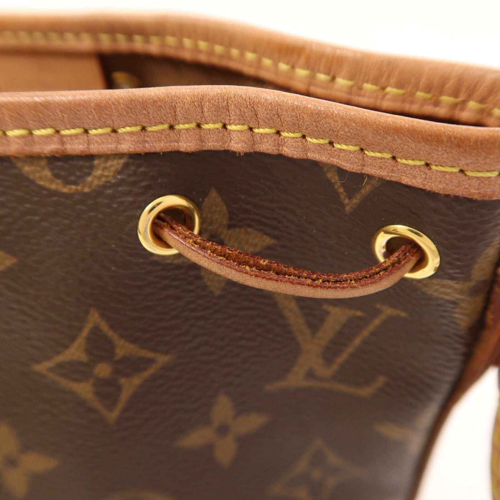 LOUIS VUITTON Monogram Nano Noe金扣肩背袋