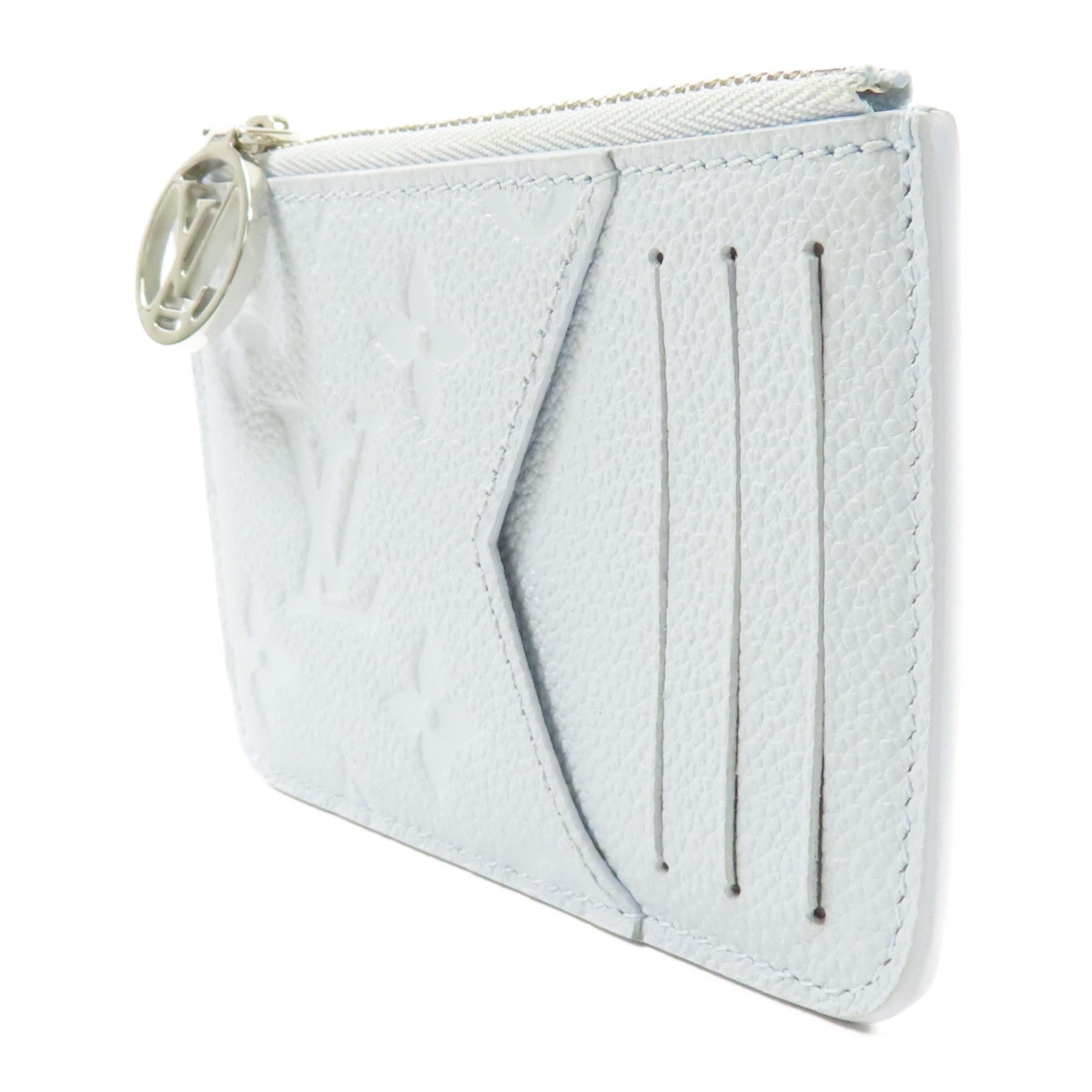 LOUIS VUITTON Monogram Empreinte Romy Card Holder銀扣卡片套
