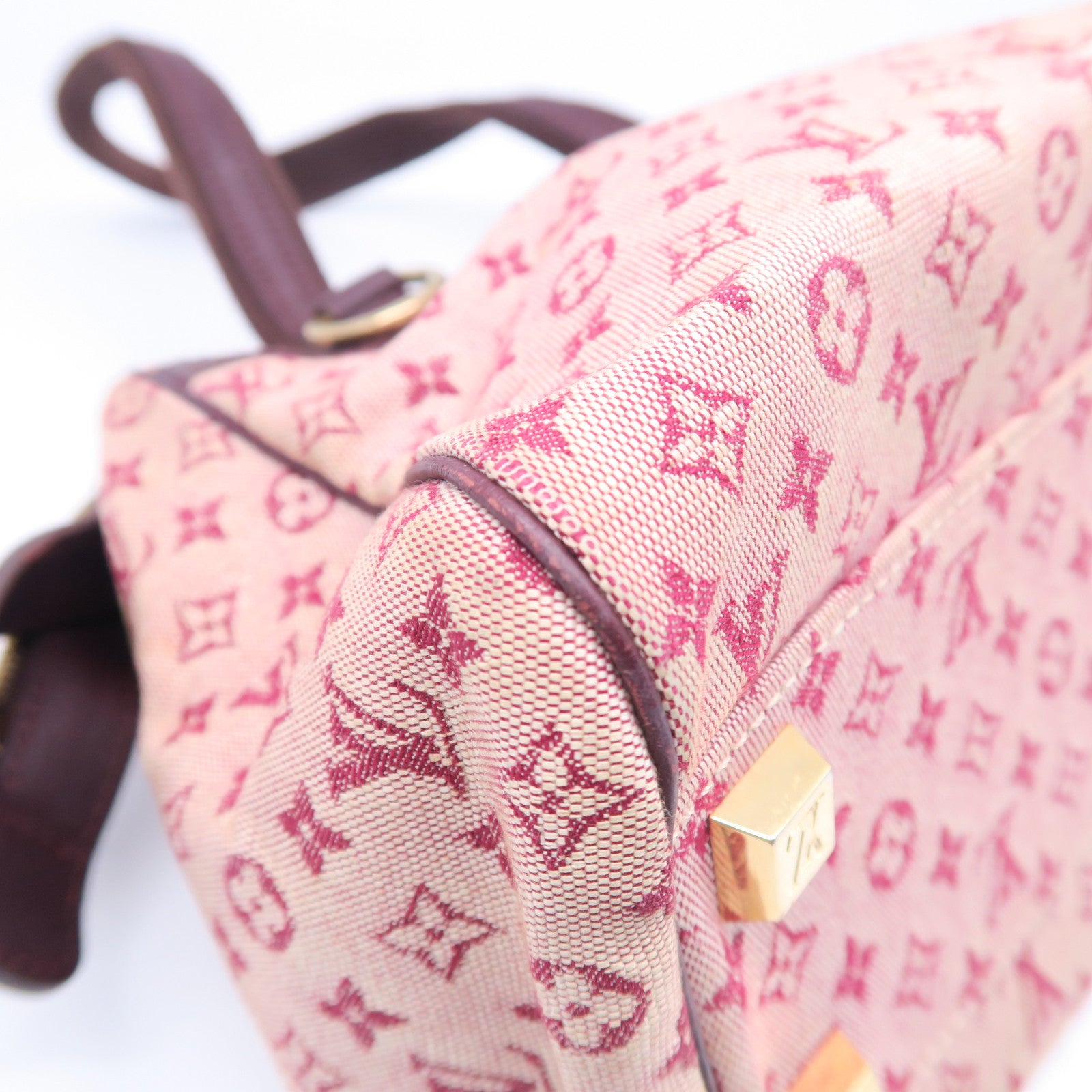 LOUIS VUITTON 【激減優惠】Monogram Mini Josephine PM金扣手挽袋紅色