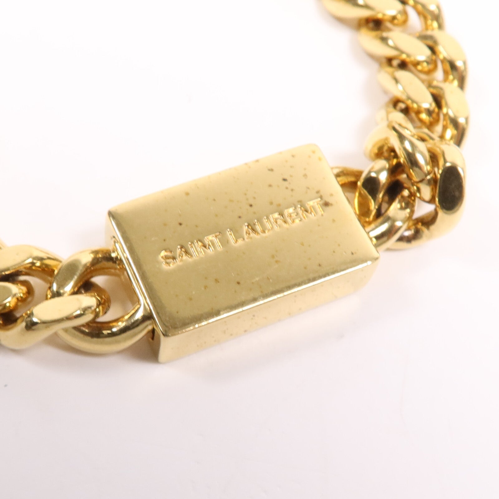 YVES SAINT LAURENT 漆皮皮革Kate Small金扣鏈帶肩背袋