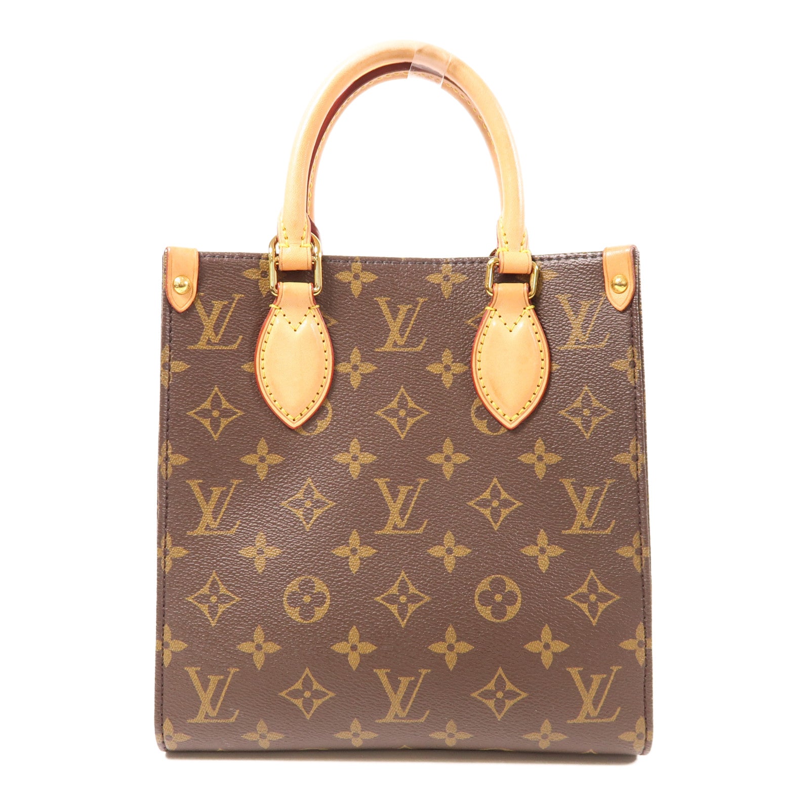 LOUIS VUITTON LV GHW Sac Plat BB 2 Way Shoulder Bag M46265 Monogram Brown