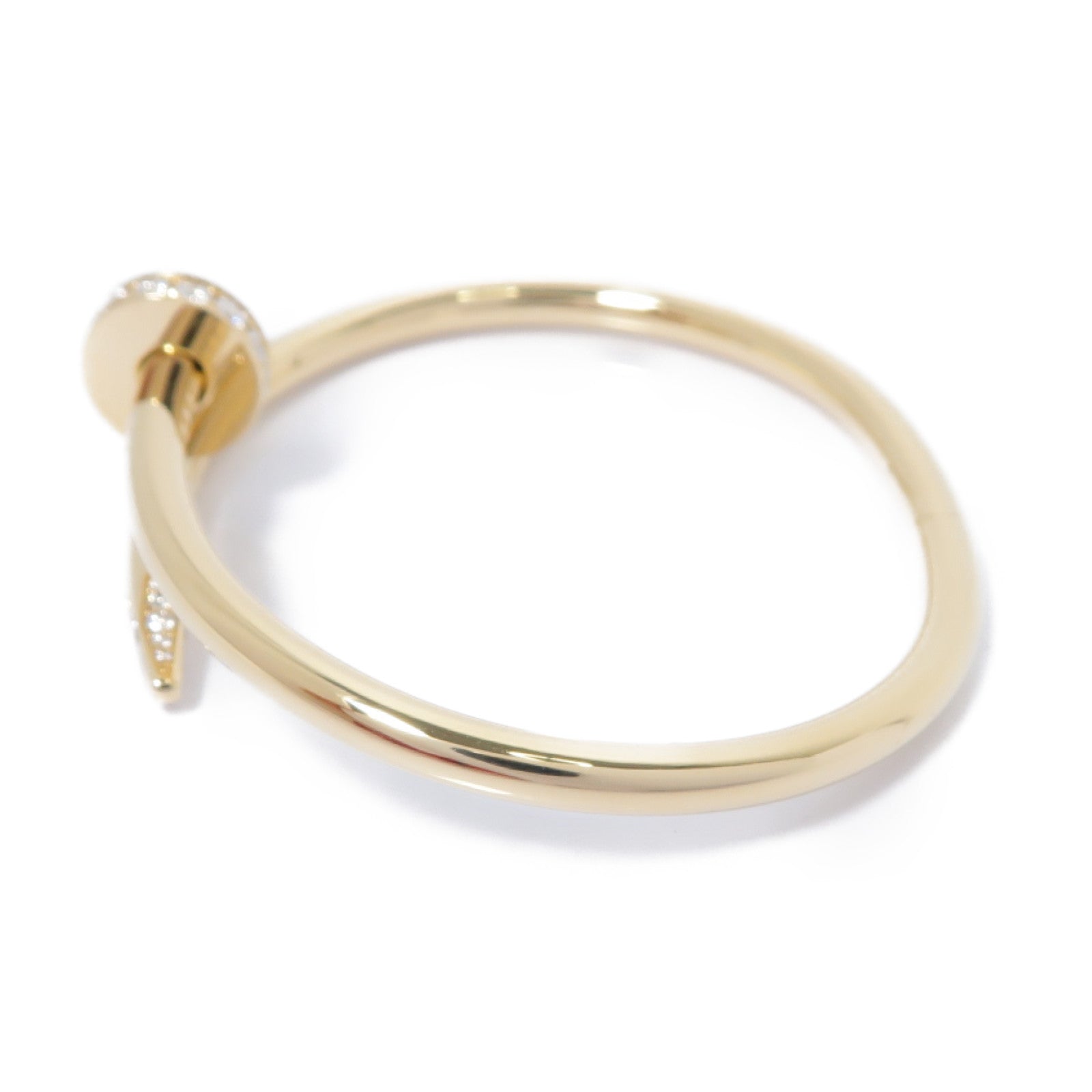 CARTIER 【激減優惠】18K黃金Juste Un Clou Bangle手鐲金色Cartier#15