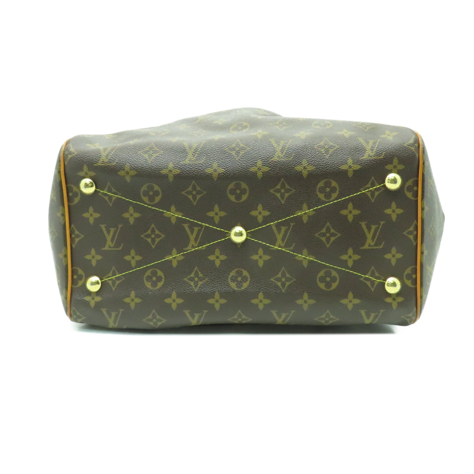 LOUIS VUITTON 【激減優惠】Monogram Tivoli GM金扣手挽袋啡色