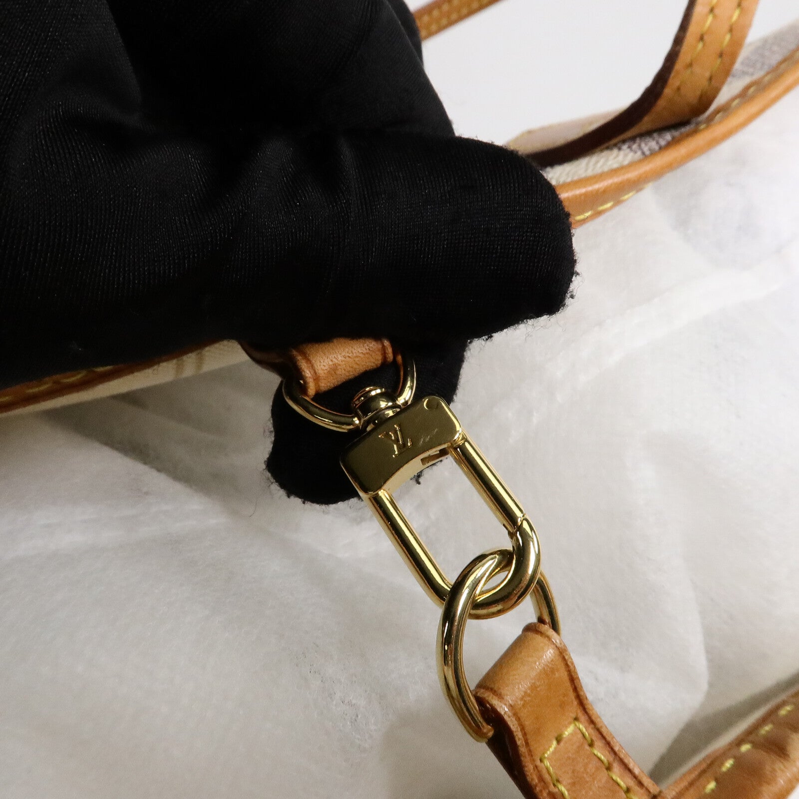 LOUIS VUITTON Damier Neverfull MM手挽袋