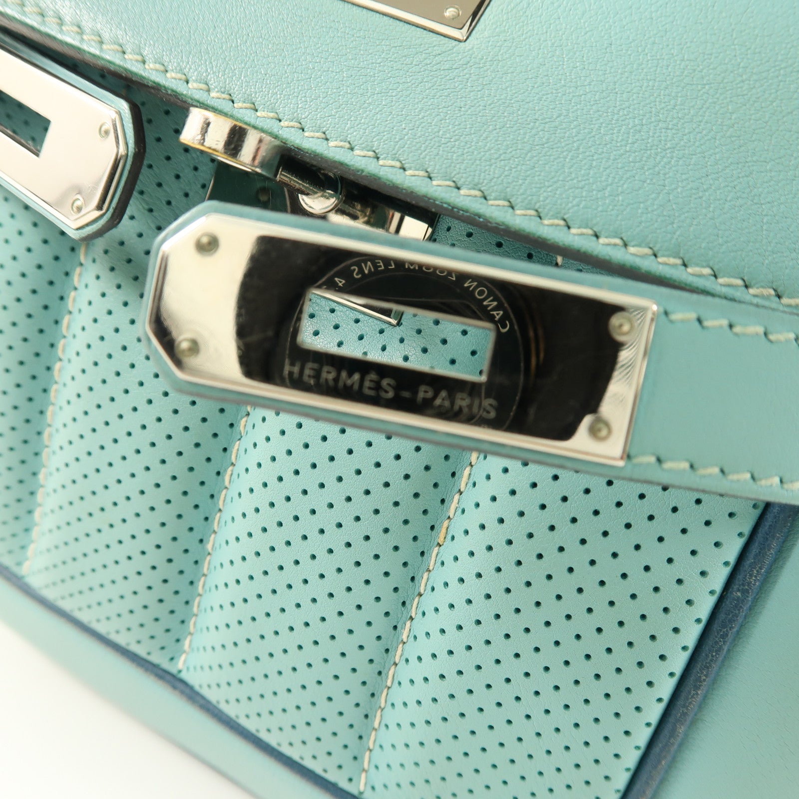 HERMES 【激減優惠】Swift皮革Mini Berline銀扣肩背袋