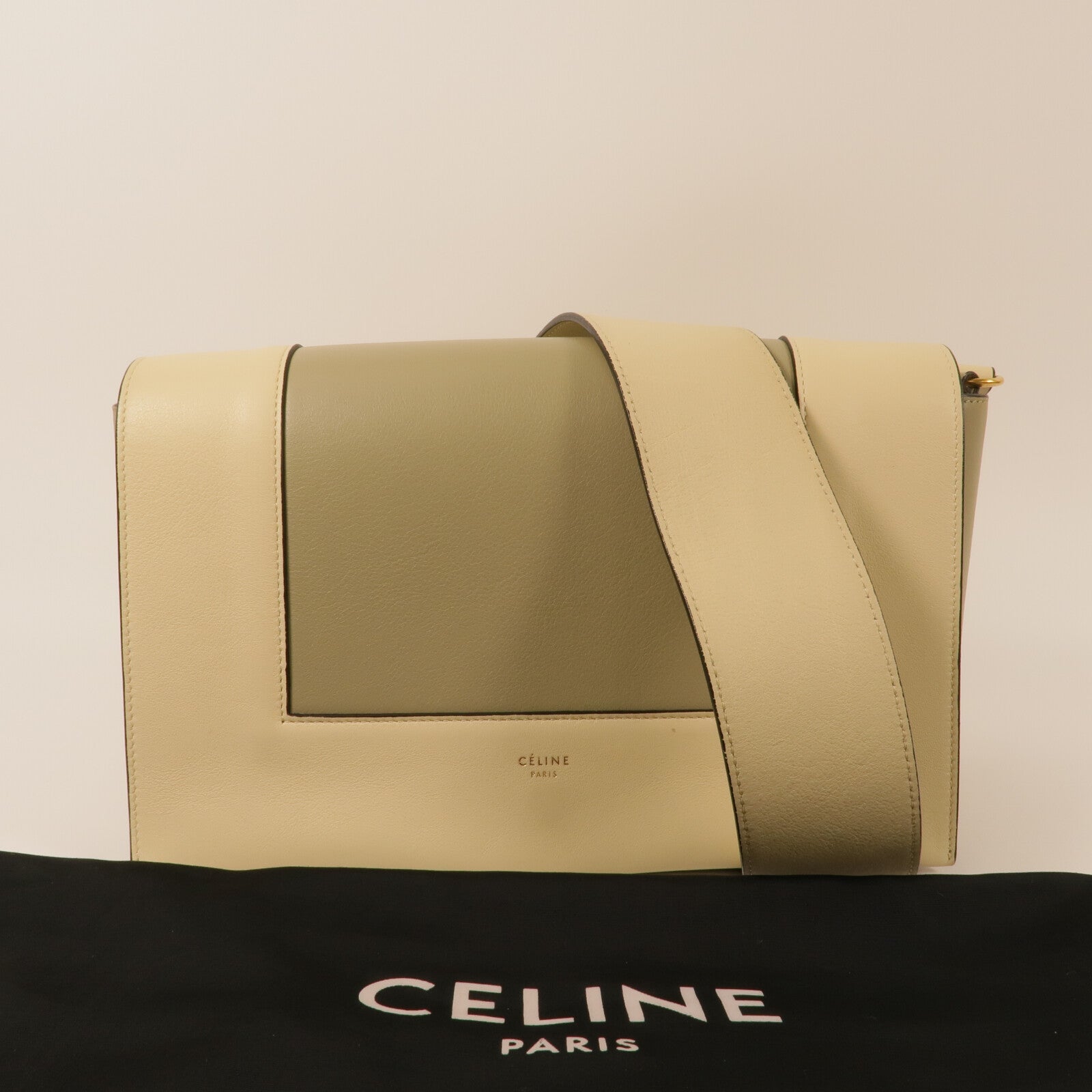CELINE 牛皮皮革Frame肩背袋
