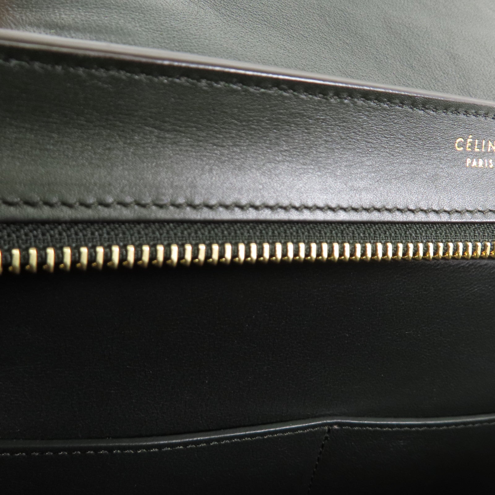 CELINE 牛皮皮革Trapeze金扣手挽肩背兩用袋