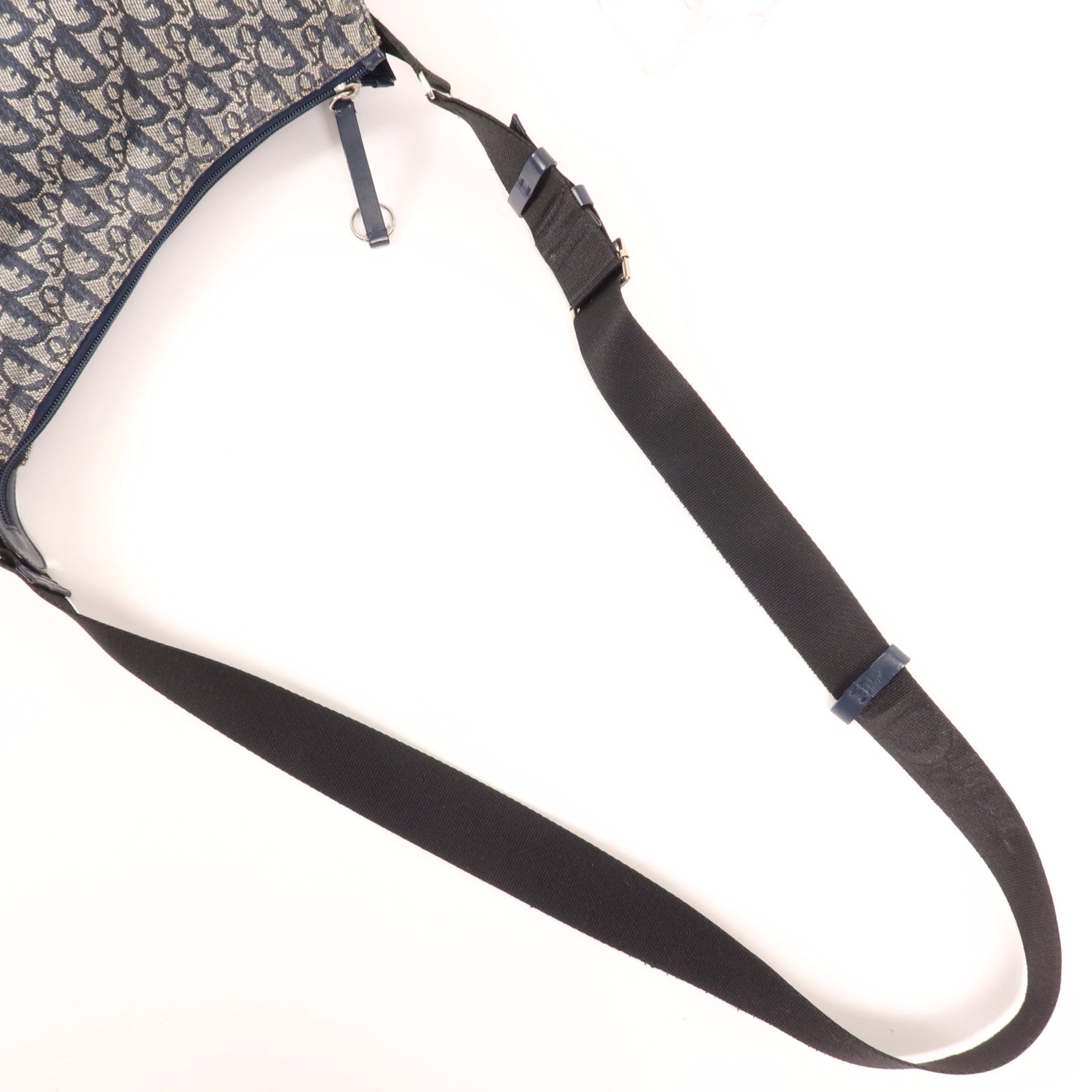 Dior 帆布Vintage Shoulder Bag銀扣肩背袋